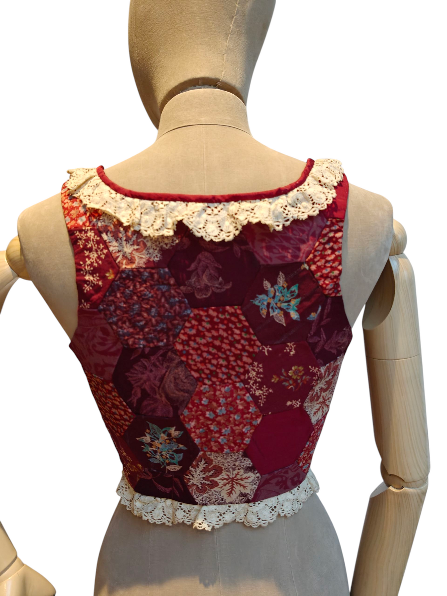 1970s vintage patchwork top
