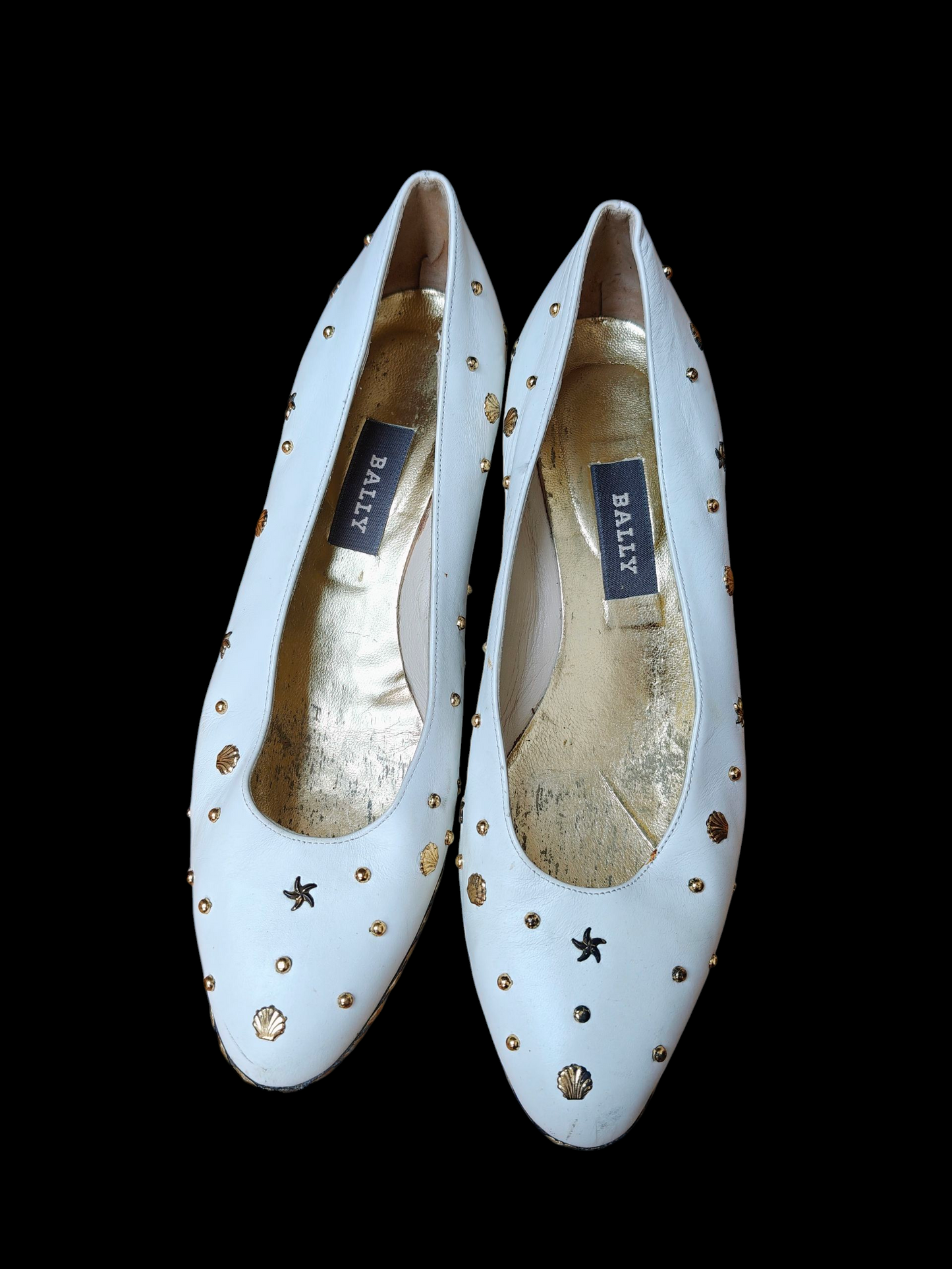 Bally embellished vintage wedges