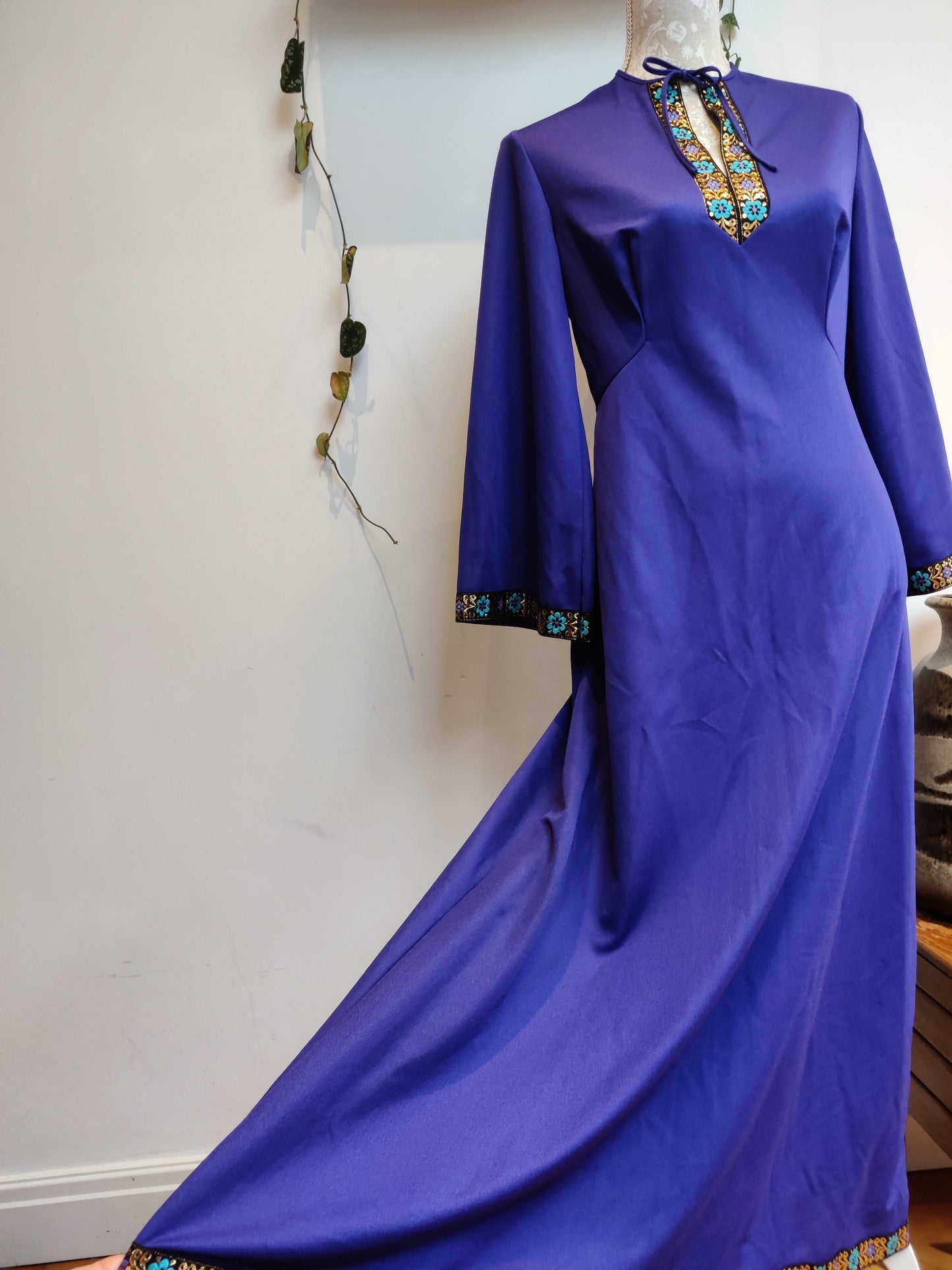 70s maxi dress size 12