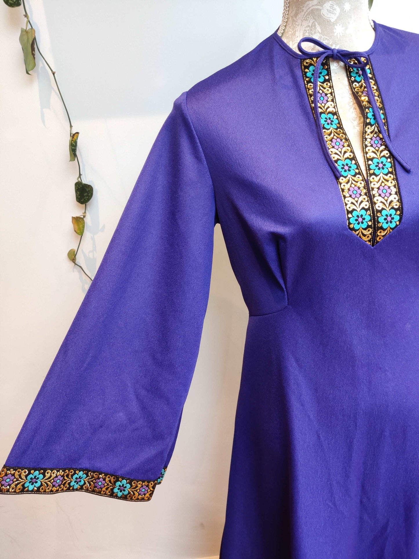 Beautiful purple maxi dress