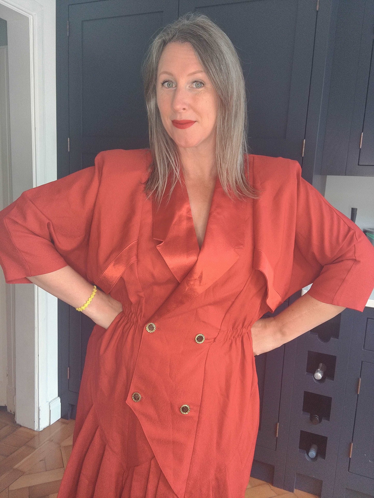 80s power dressing.