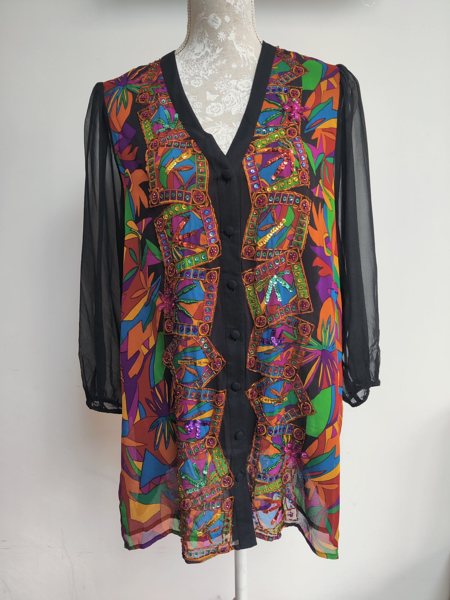 Collectable 80s Diane Freis top