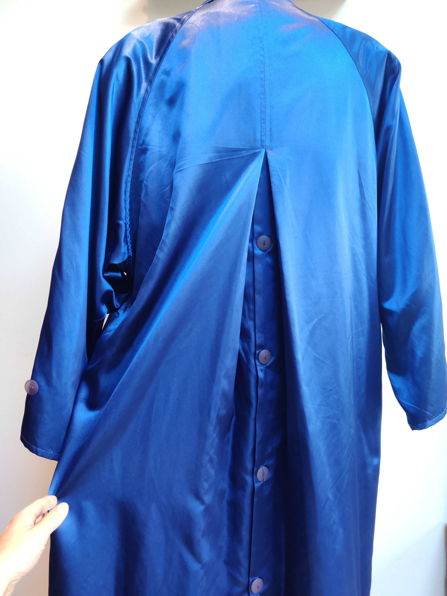 80s electric blue plus size mac