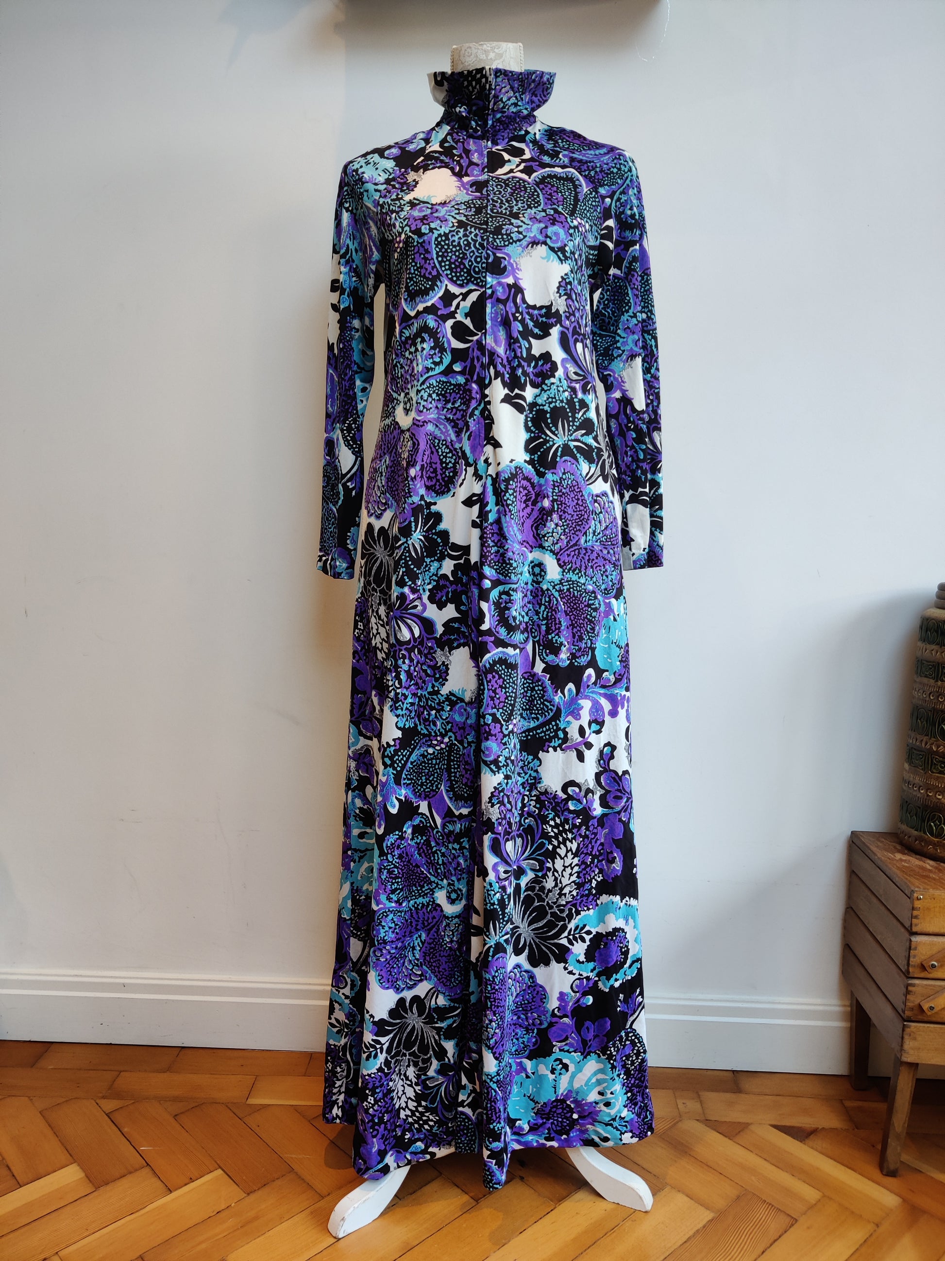 Psychedelic 70s dress