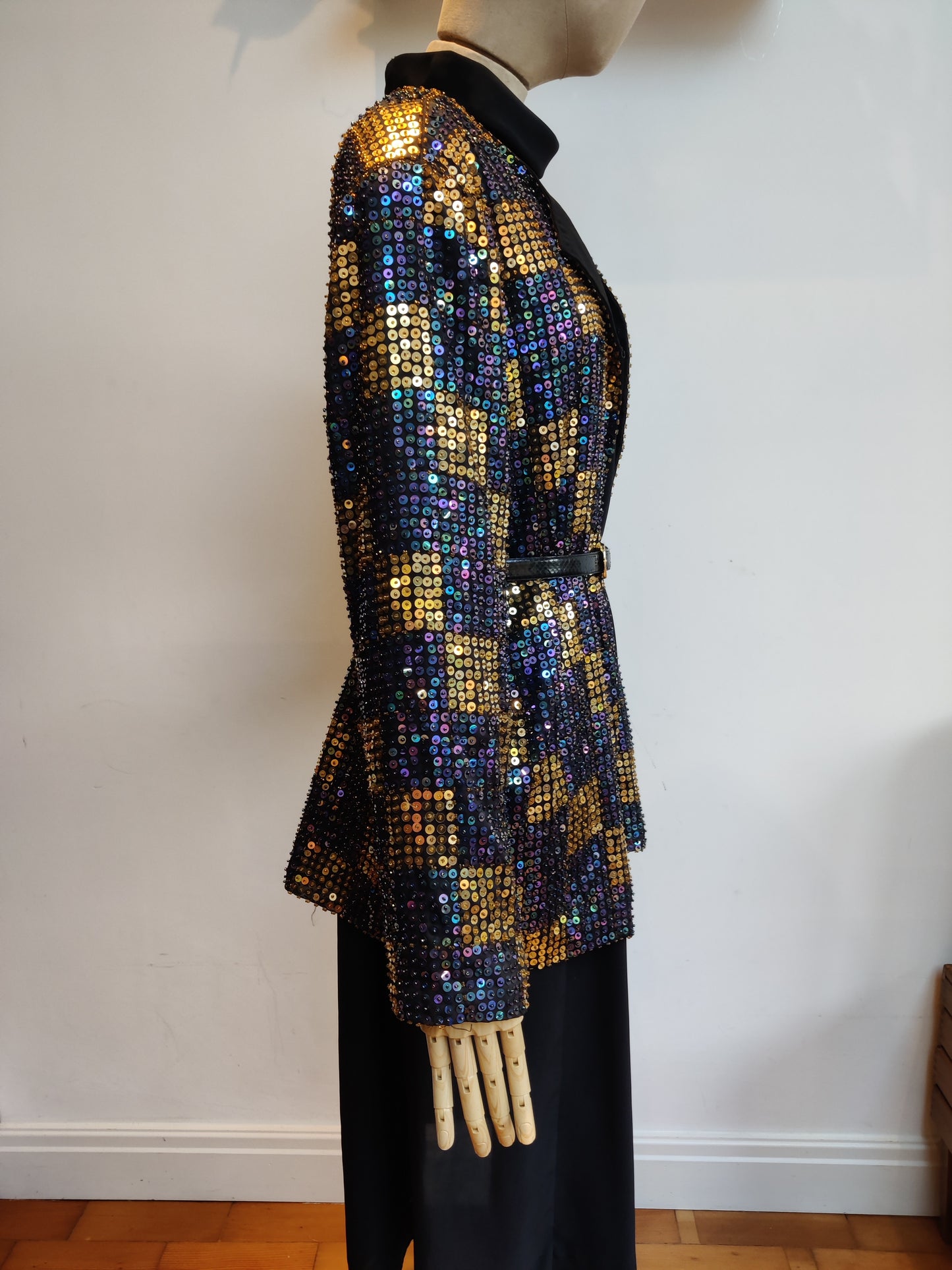 80s sequin jacket plus size