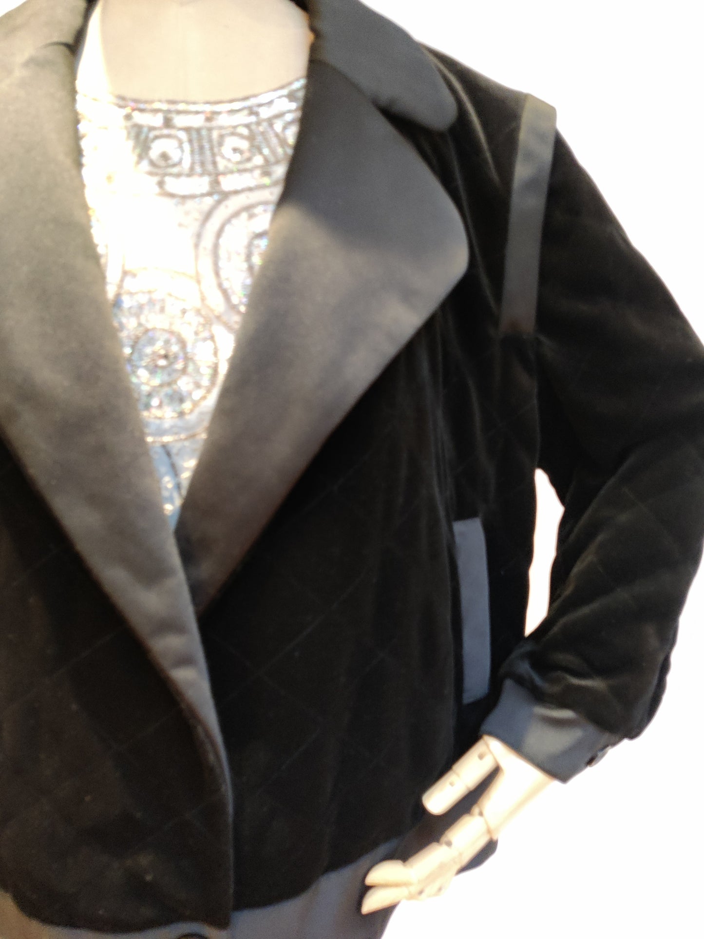 Vintage Frank Usher velvet jacket