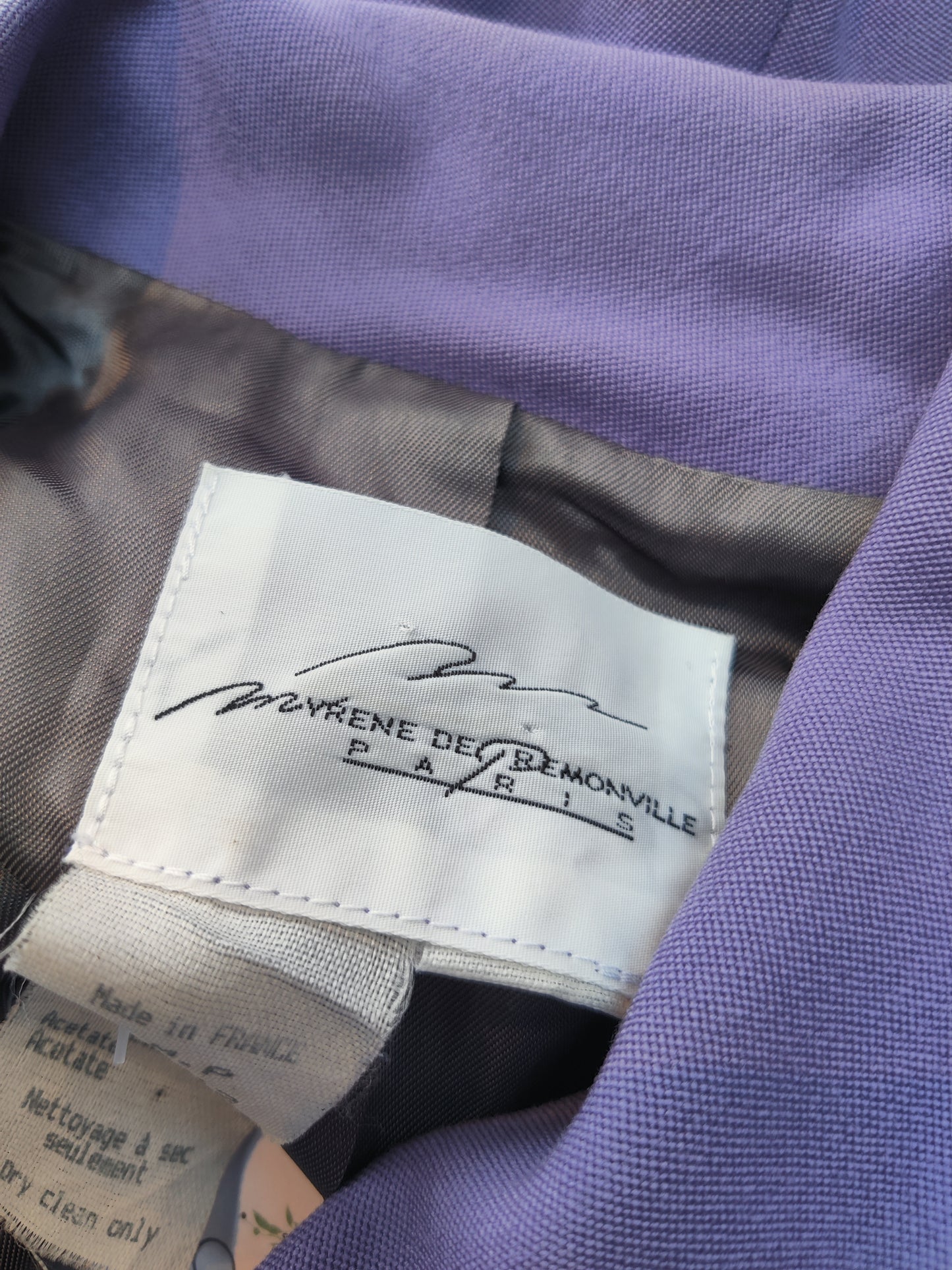 Beautiful lilac Myrene De Premonville jacket size 12.