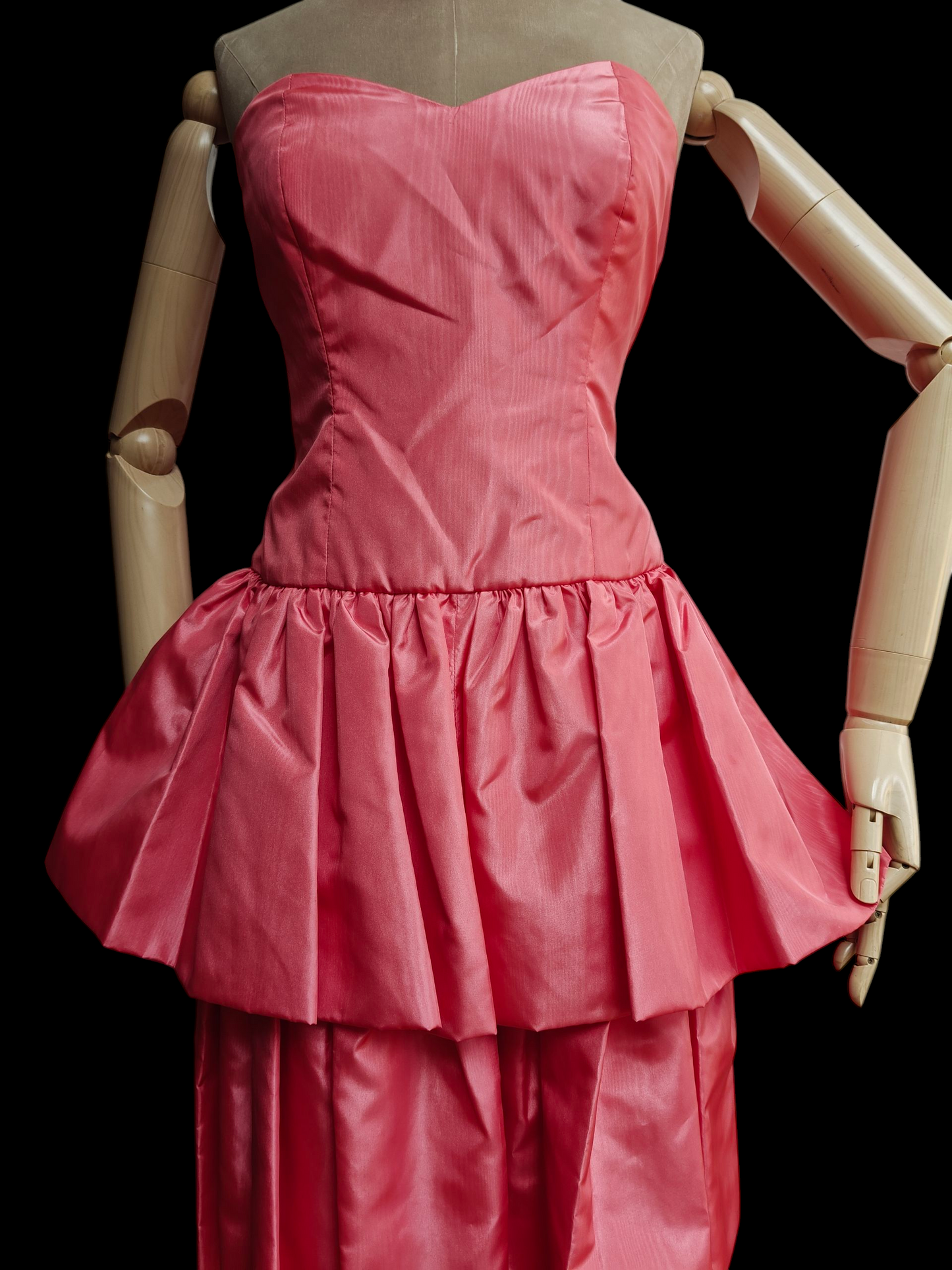 80's Peachy dream strapless dress. Size 10.