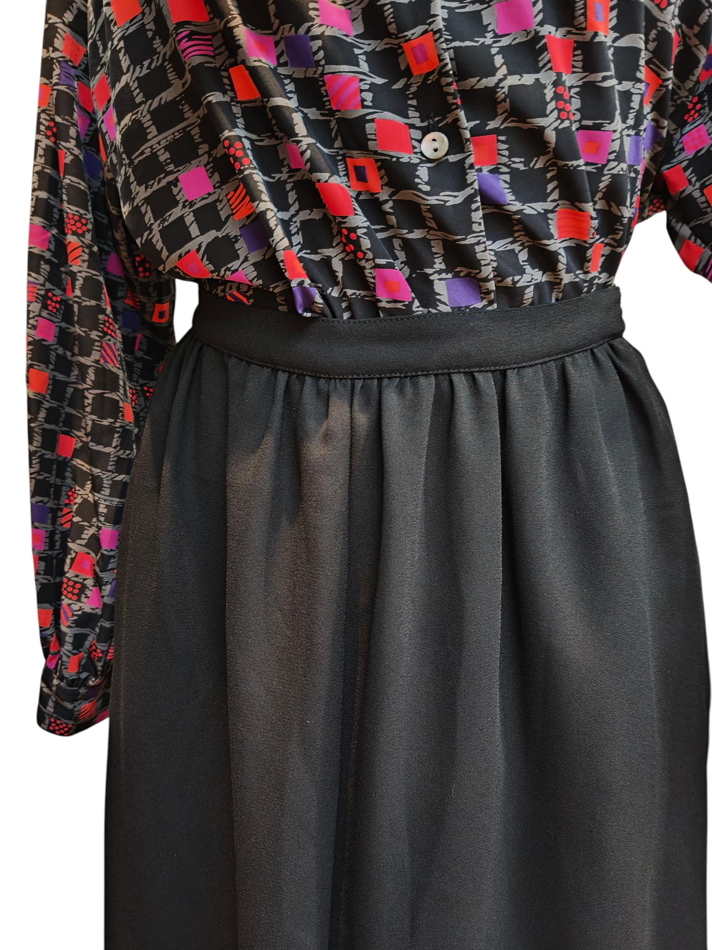 Black vintage Frank Usher culottes