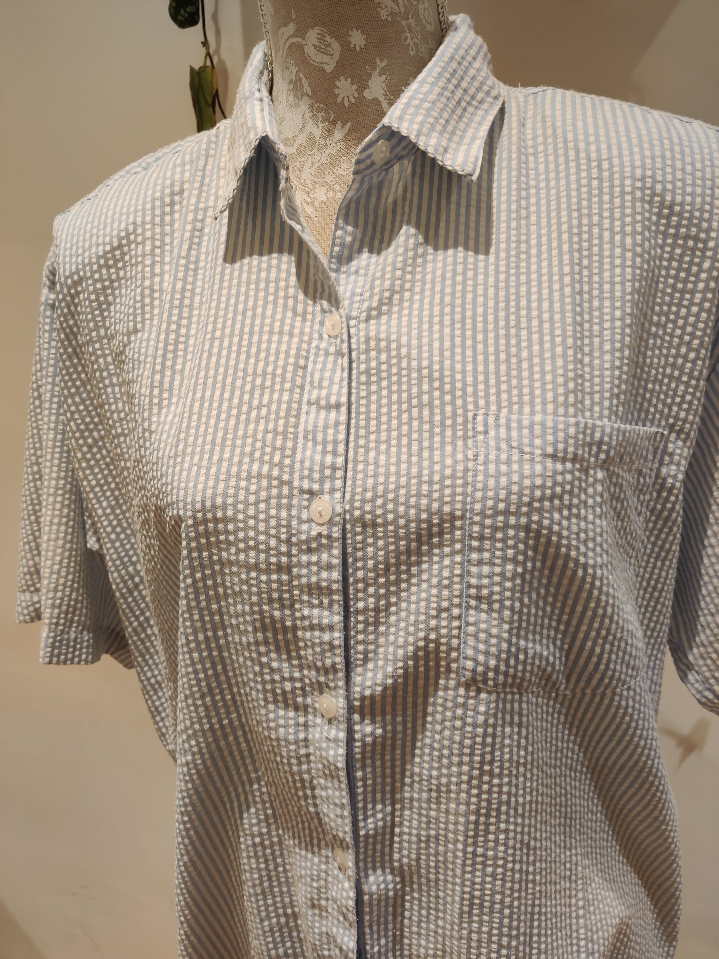 Seersucker blouse