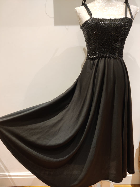 70s sequin midi dress