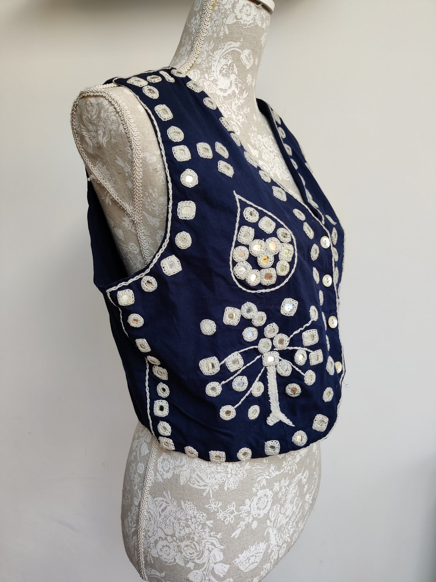 Vintage waistcoat, perfect for festivals