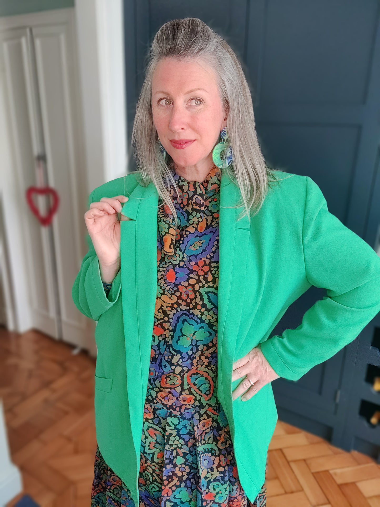 Vintage green summer jacket