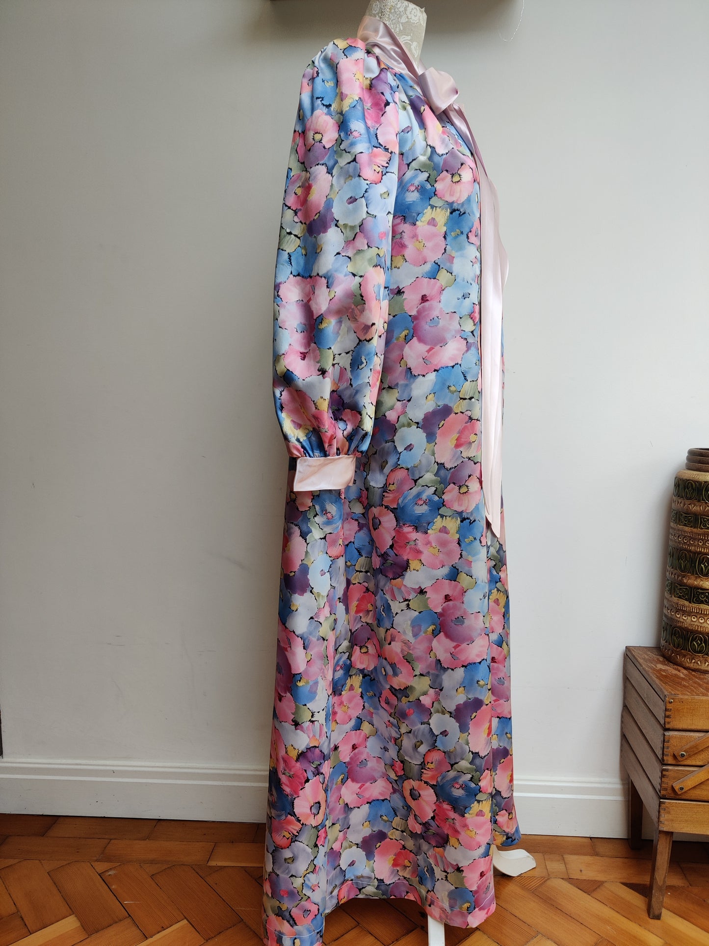 vintage pussy bow plus size dress