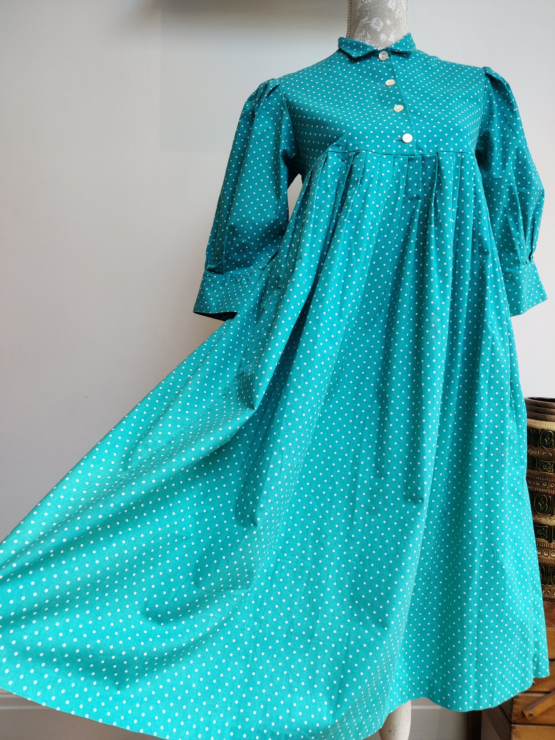 Button up Laura Ashley midi dress
