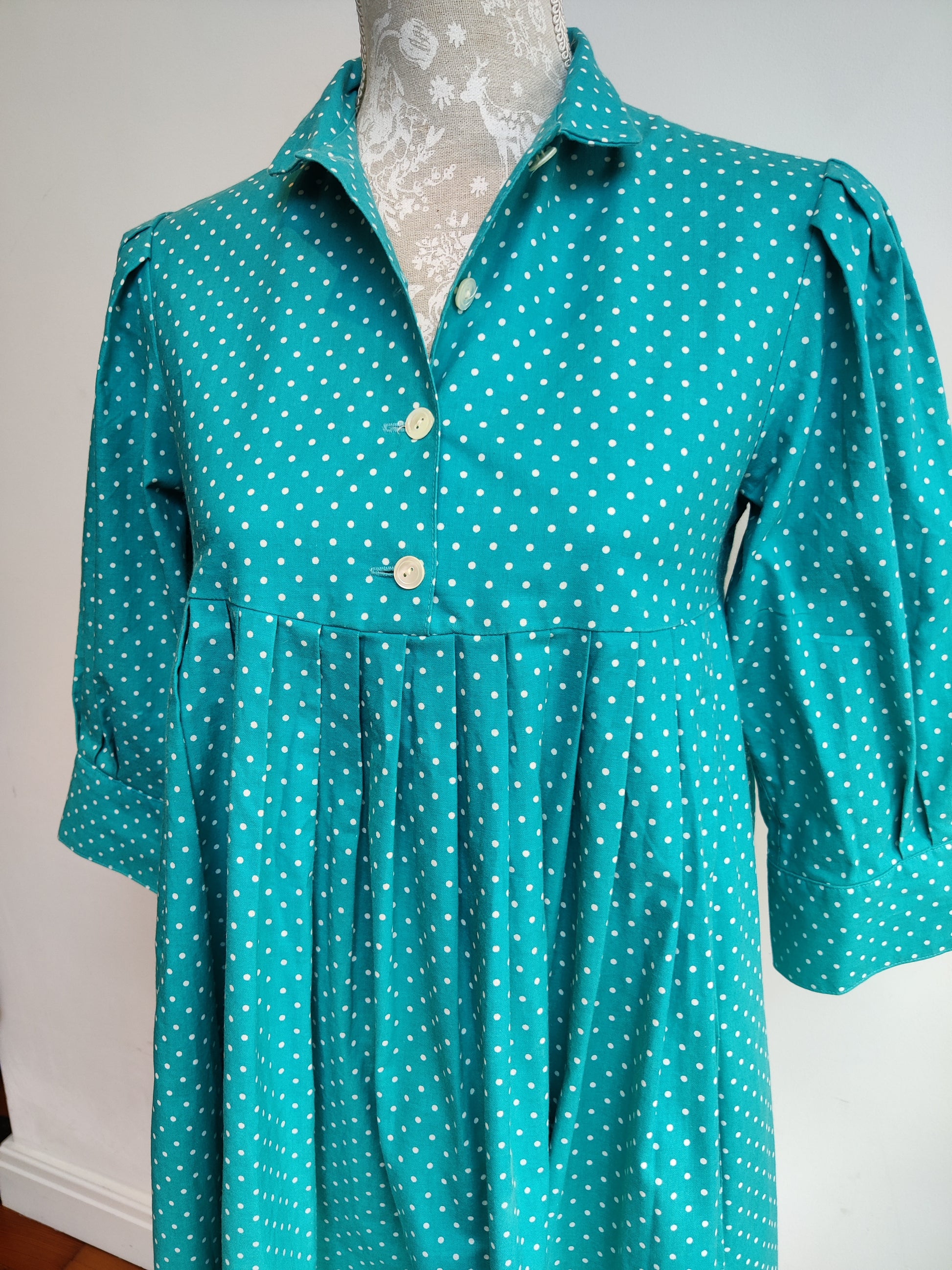 80's polka dot Laura Ashley size 10