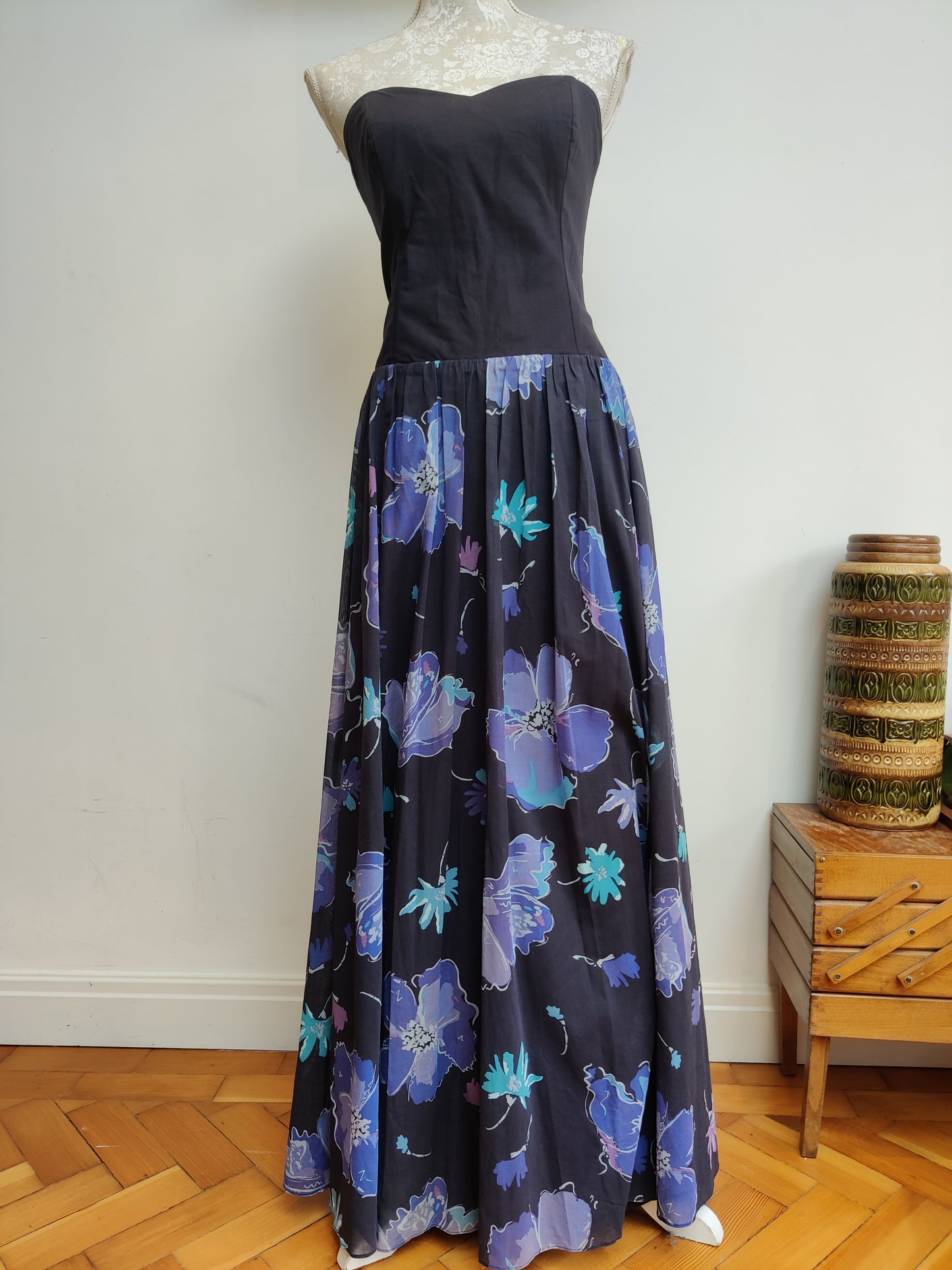 Laura Ashley bustier dress size 12.