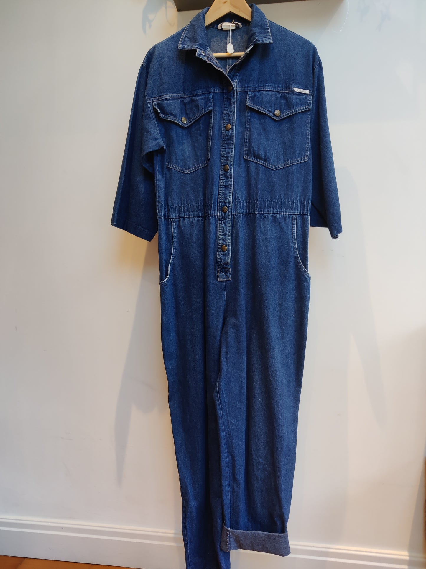 Blue denim vintage boilersuit