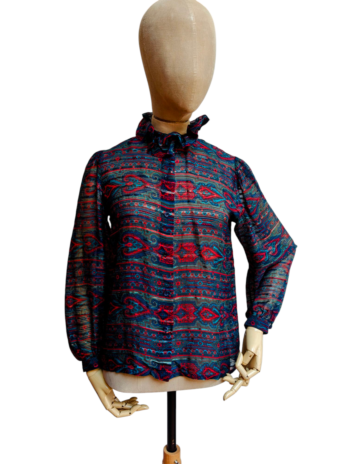 Lanvin blouse with ruffle collar