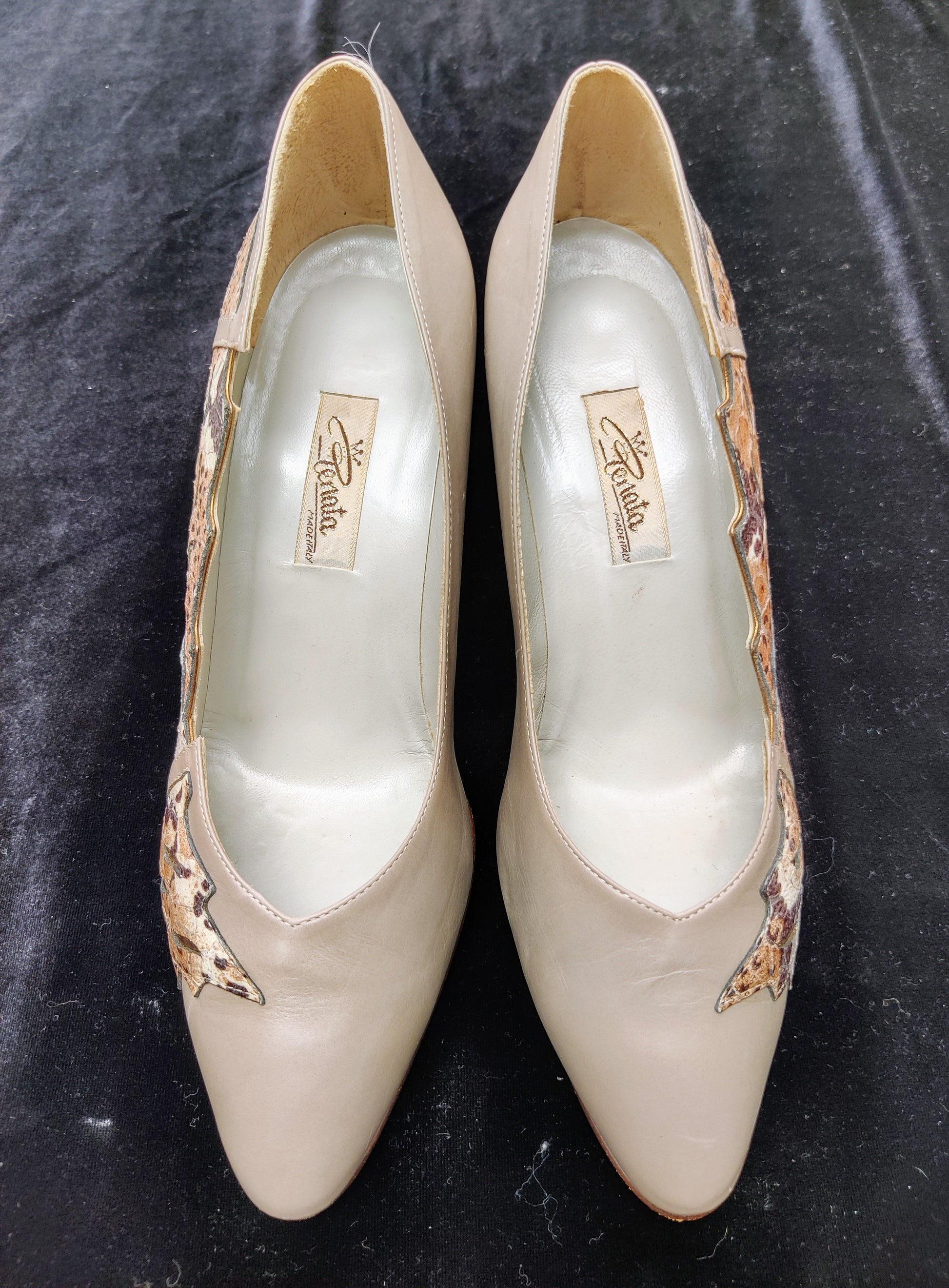 Renata vintage shoes in nude