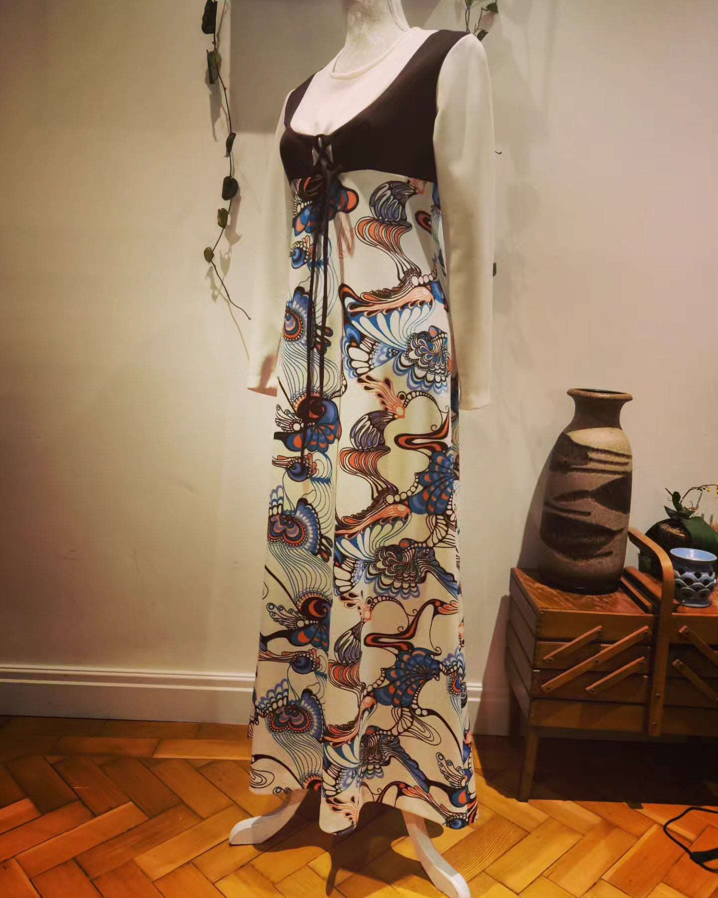 70s maxi dress