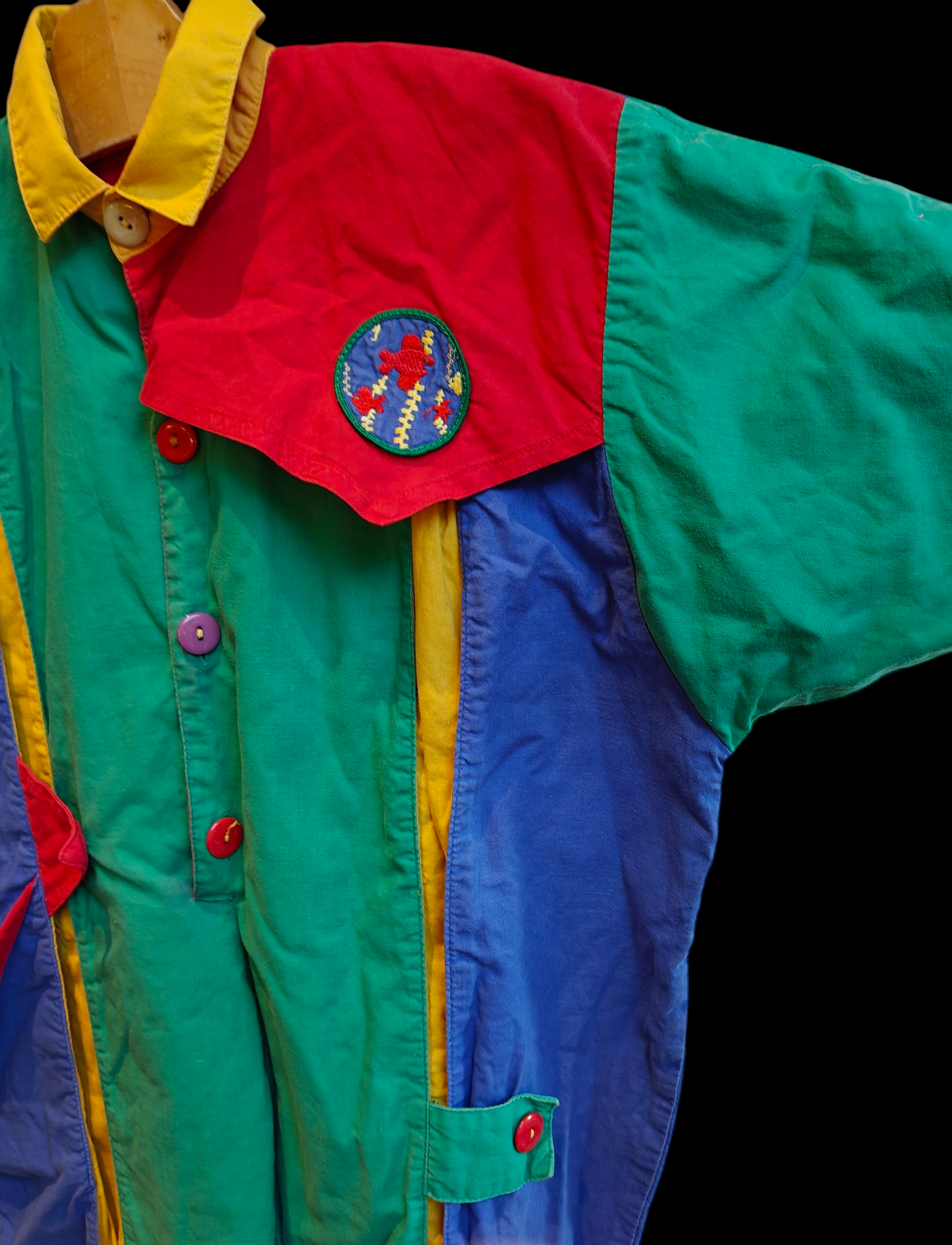 Colourful Vintage St Michaels oversized play suit age 2-3