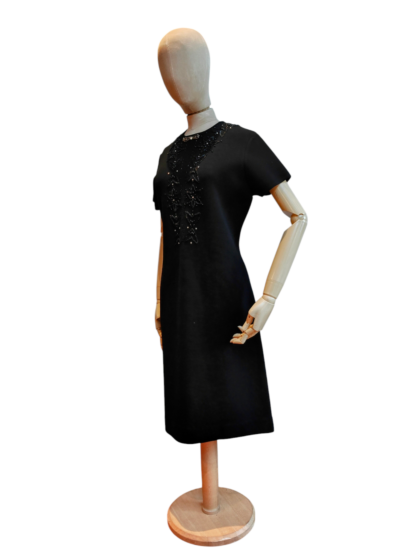 Vintage Tricoville dress with beading 14-16
