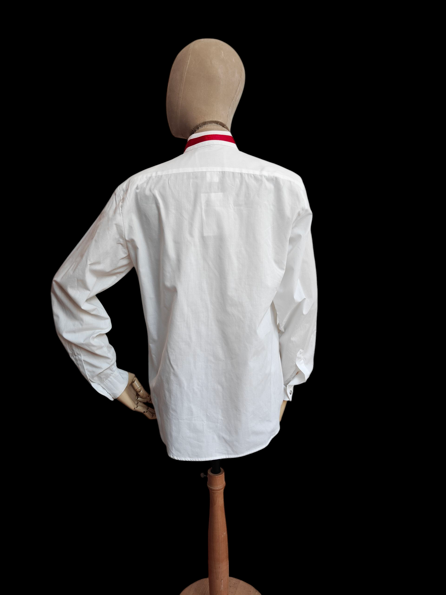 Vintage white wrangler shirt with red roses
