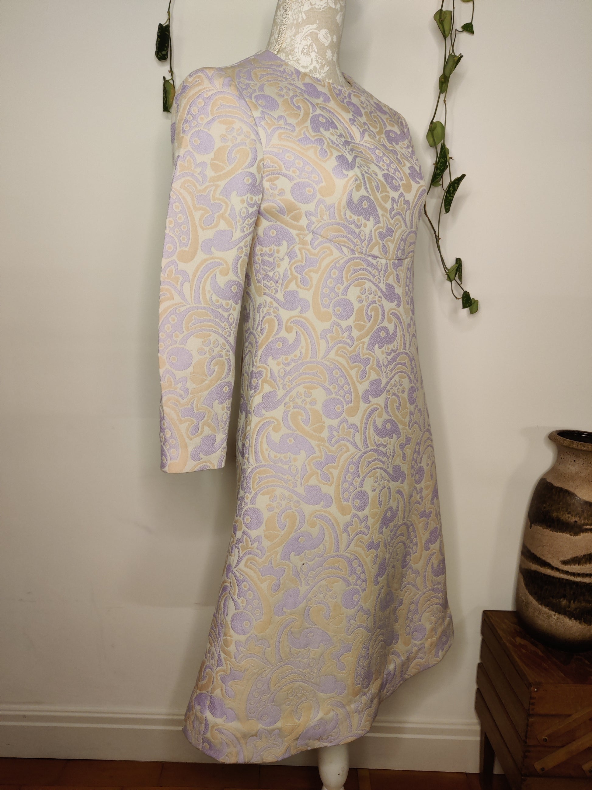 beautiful pastel coloured 60s dress.