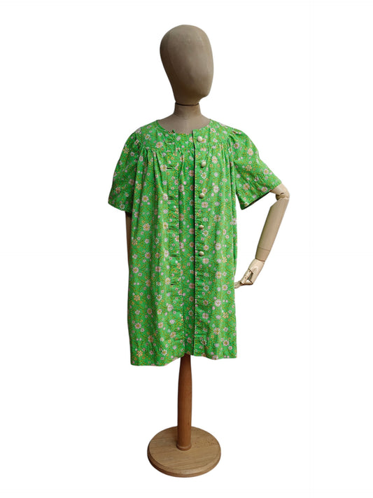 1960's green and pink dress day suit