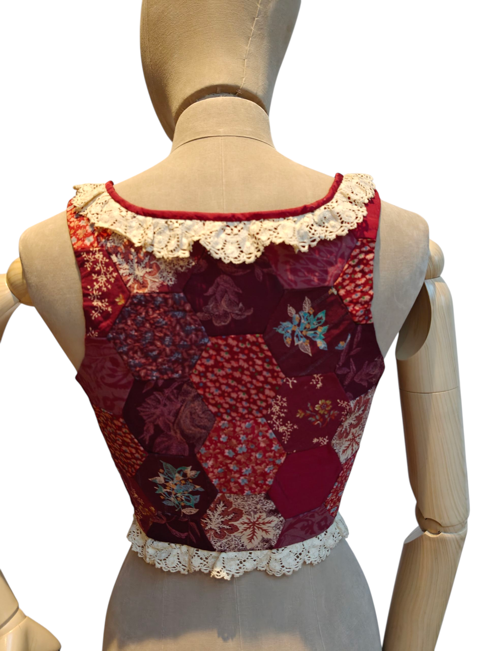 1970s vintage patchwork top