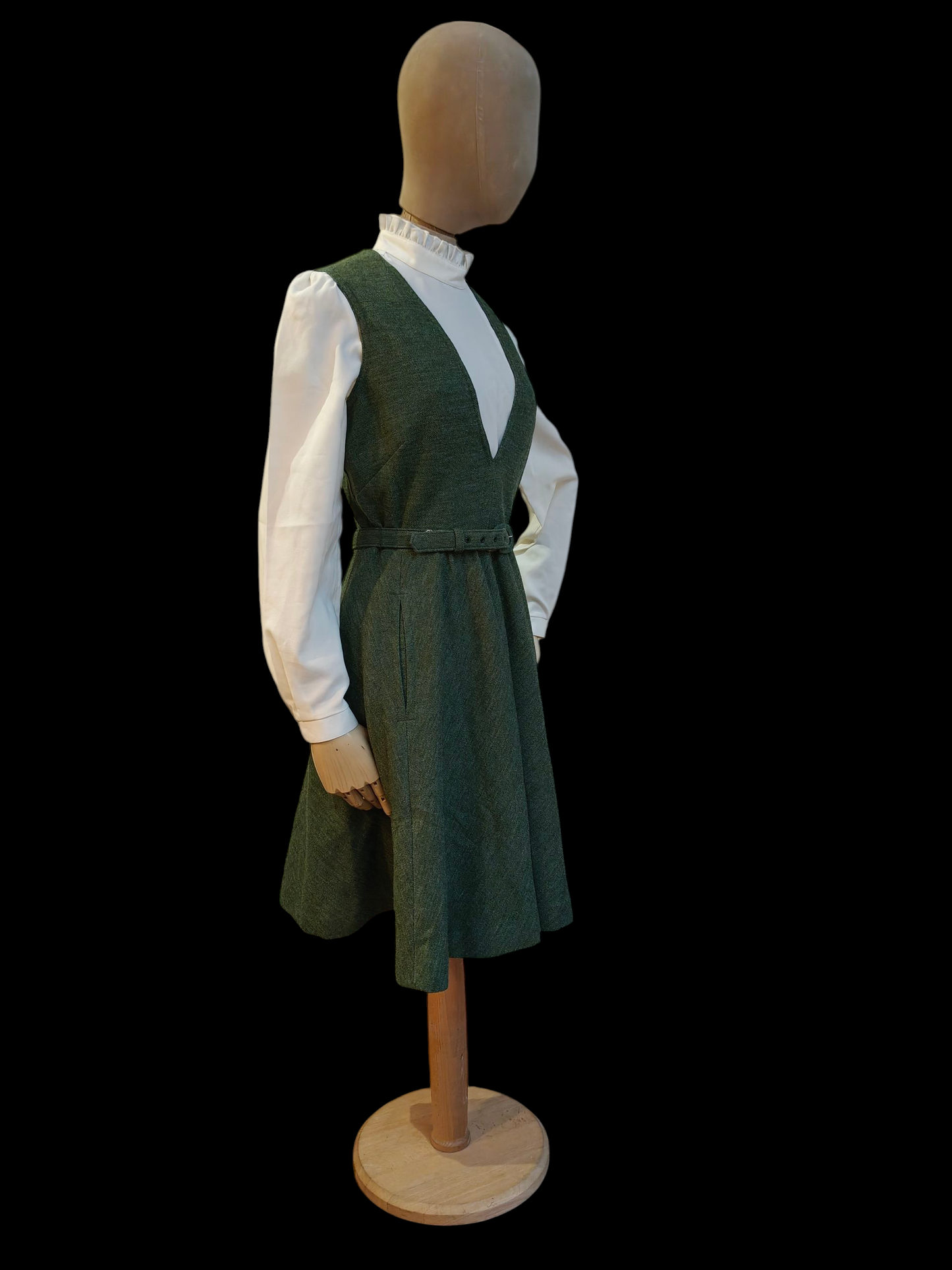 60's mod pinafore dress