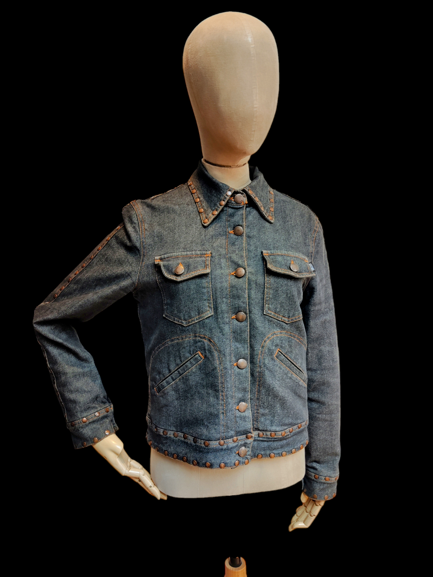 70's style denim jacket