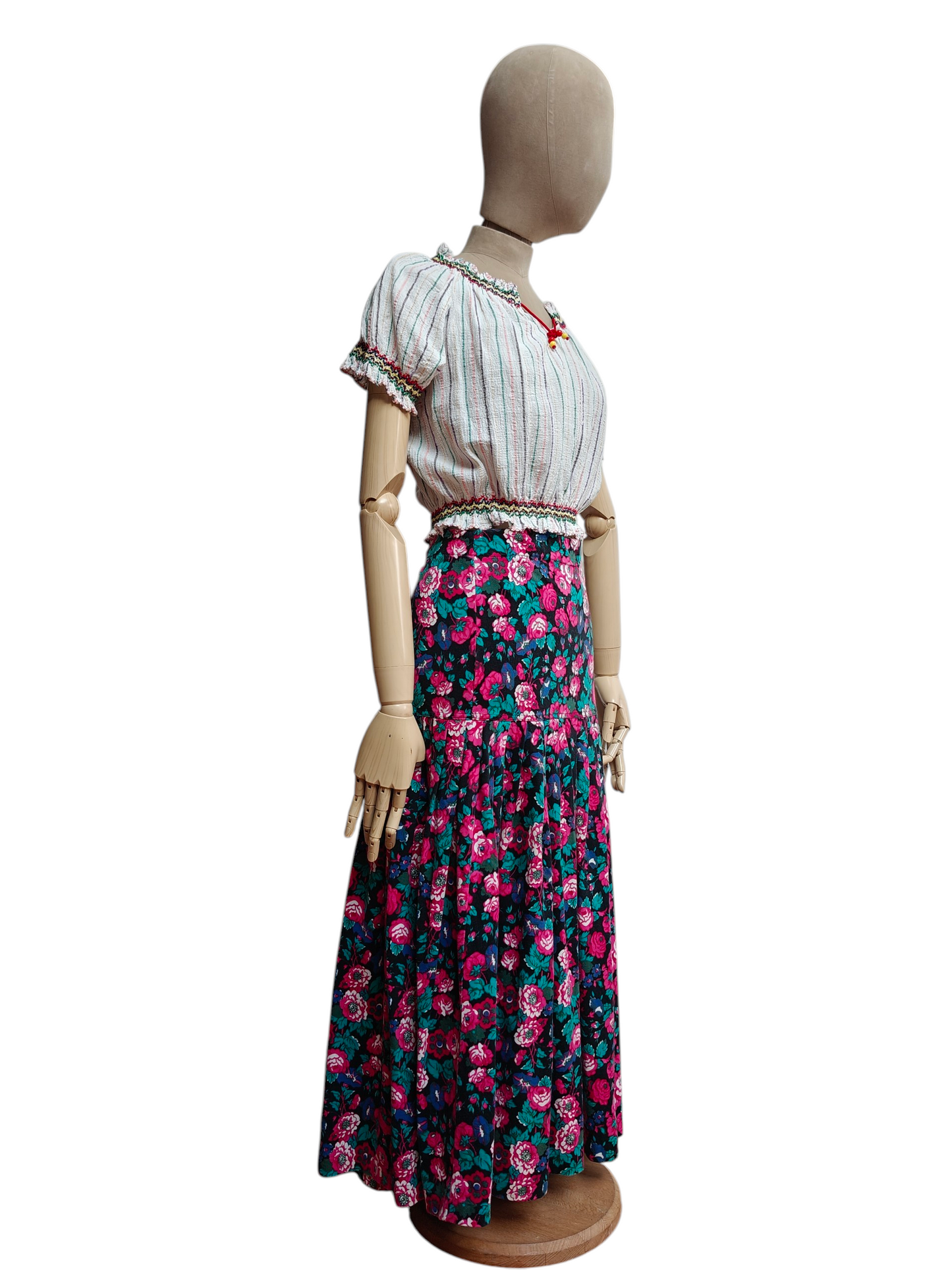 80's Laura Ashley midi skirt