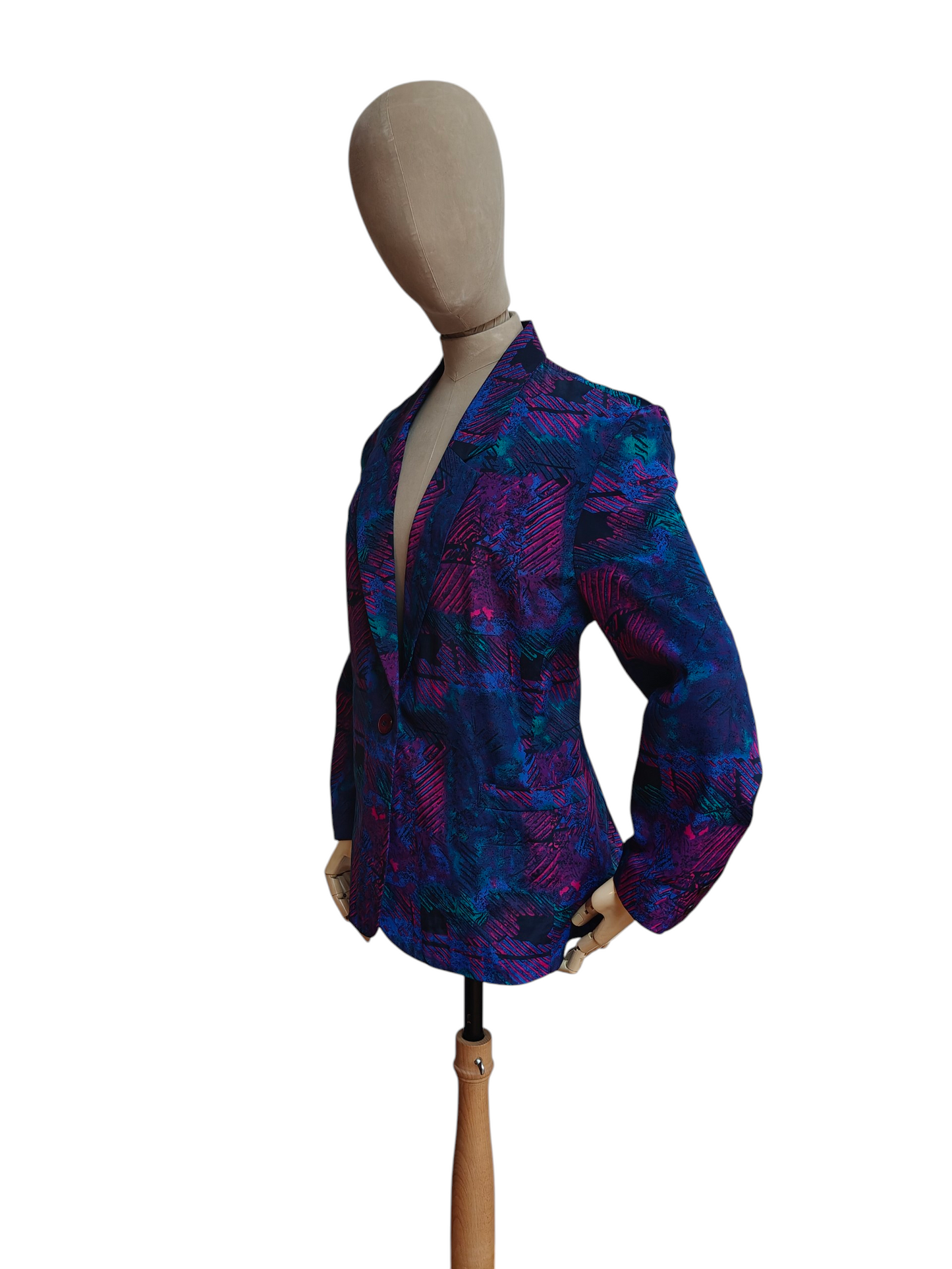 80's bright print blazer