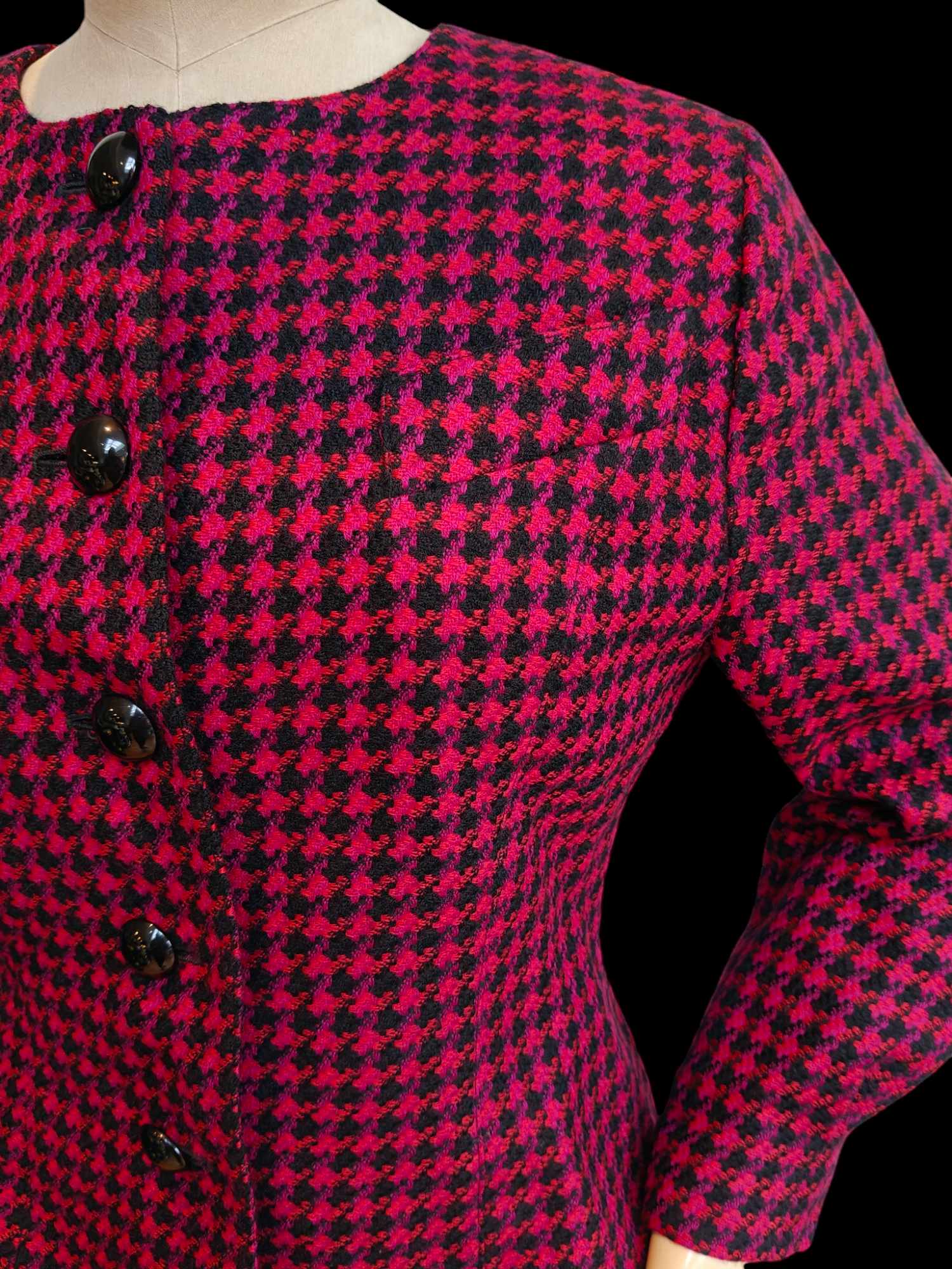 80's classic dogtooth jacket