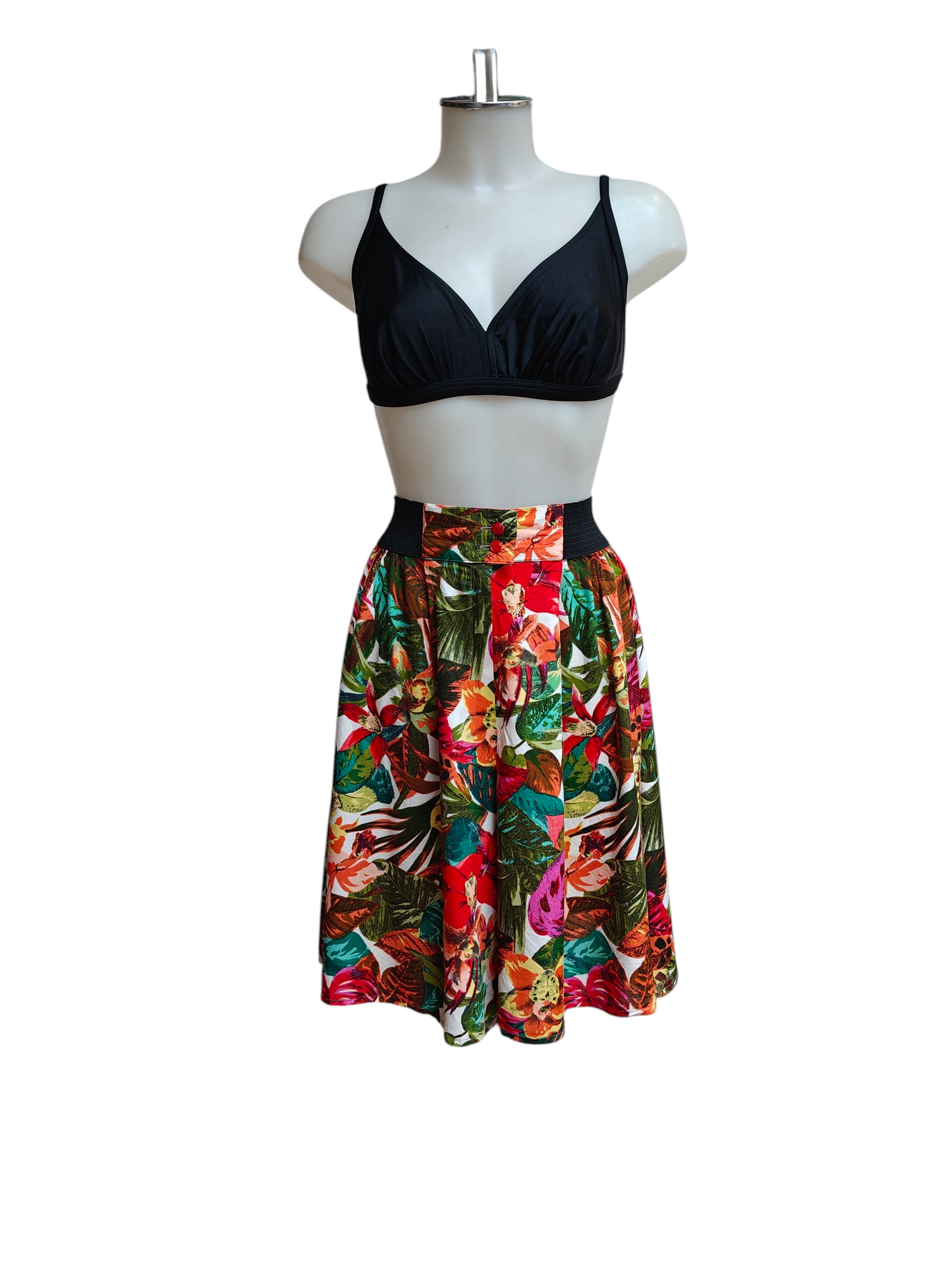 80's shorts with elastic waistband