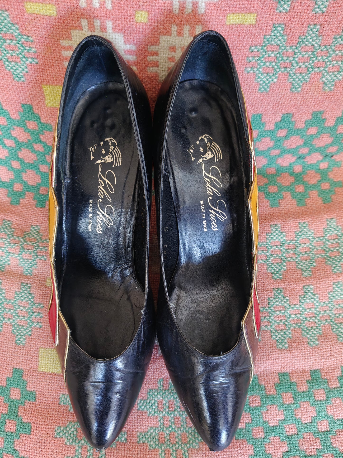 80's size 5 heeled shoes for a wedding