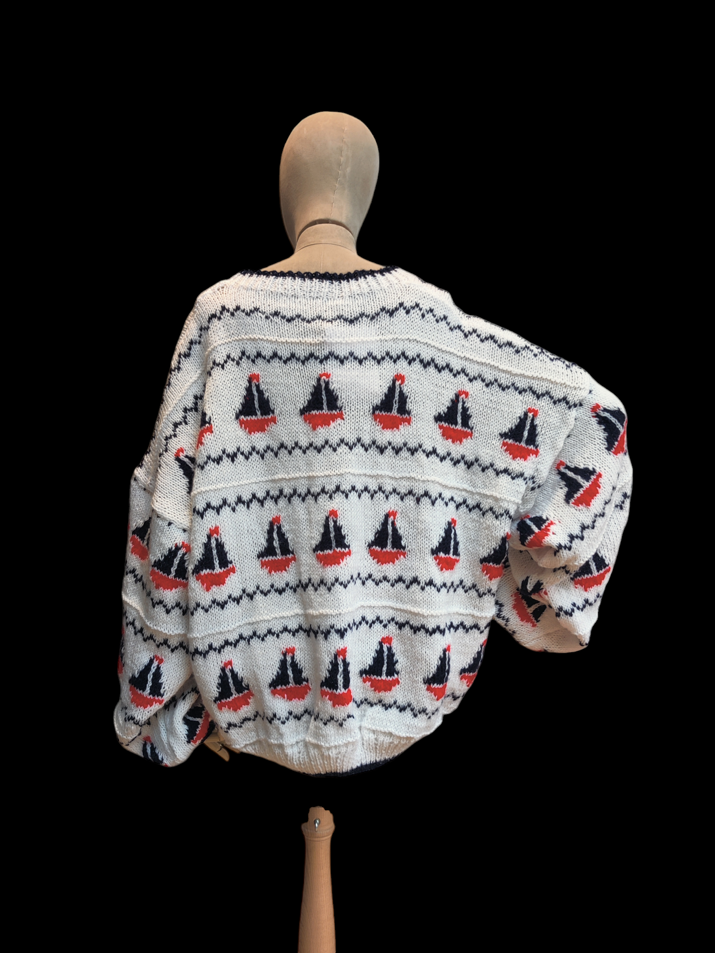 80s novelty knit jumper