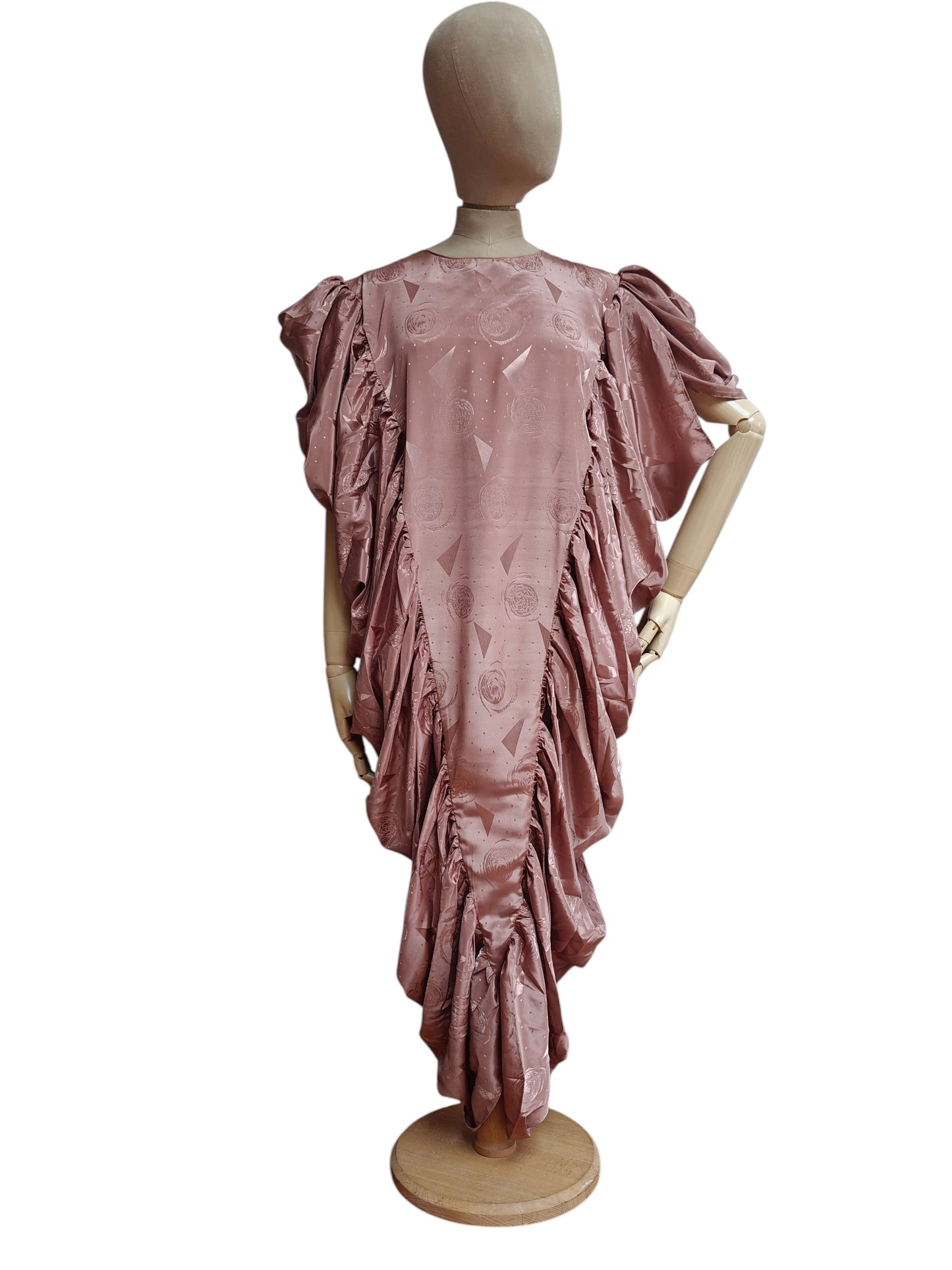 80s party dress in Rose gold