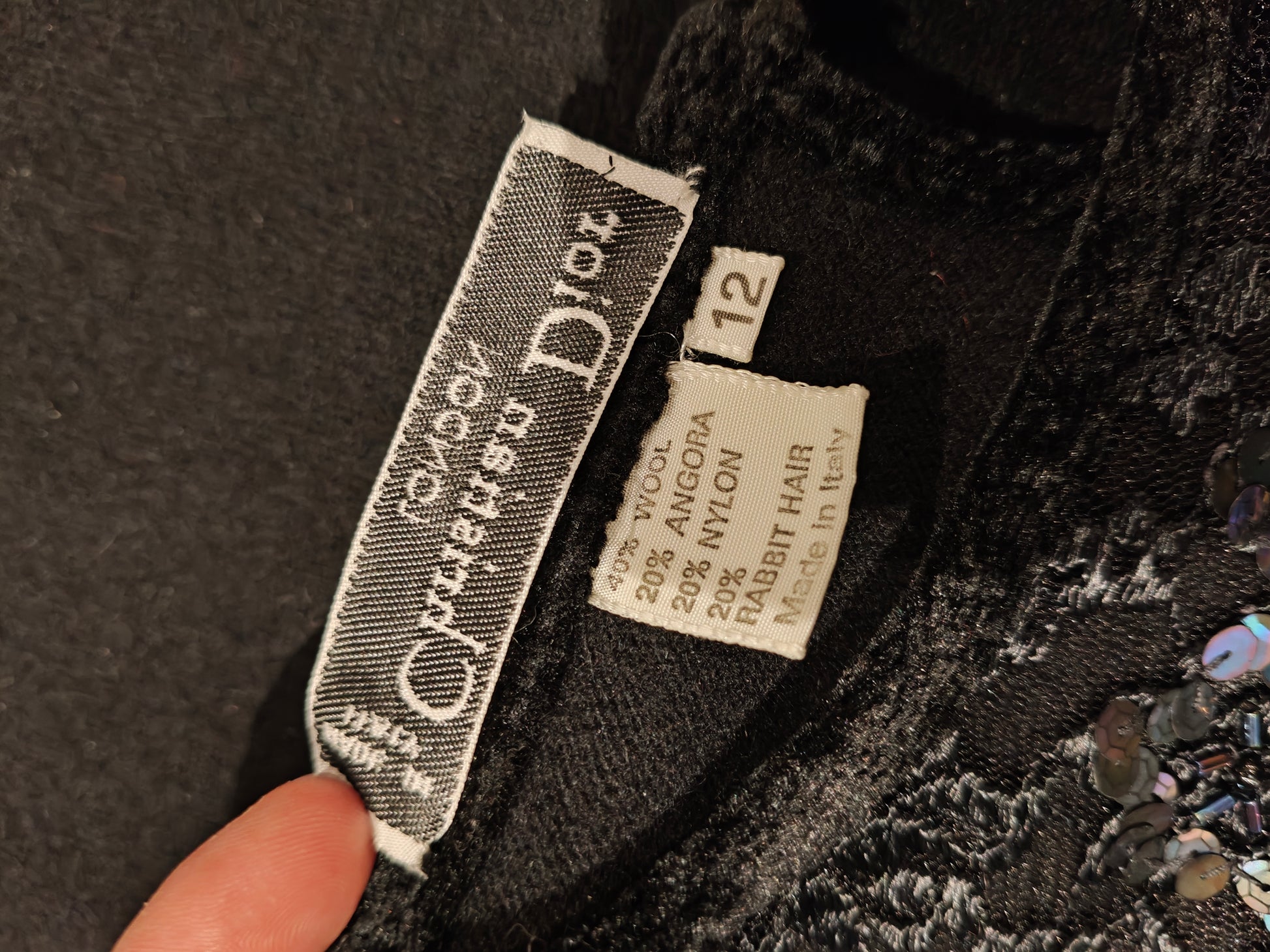 Angora vintage Dior