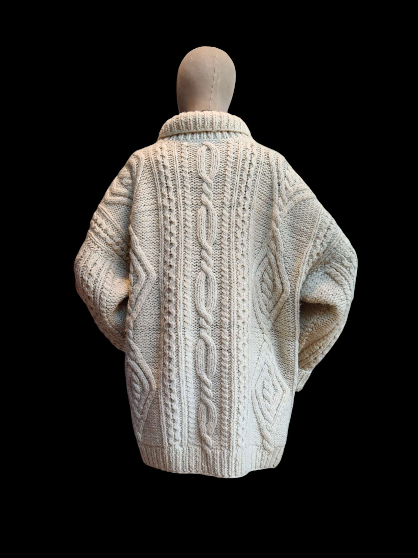 Aran cardigan