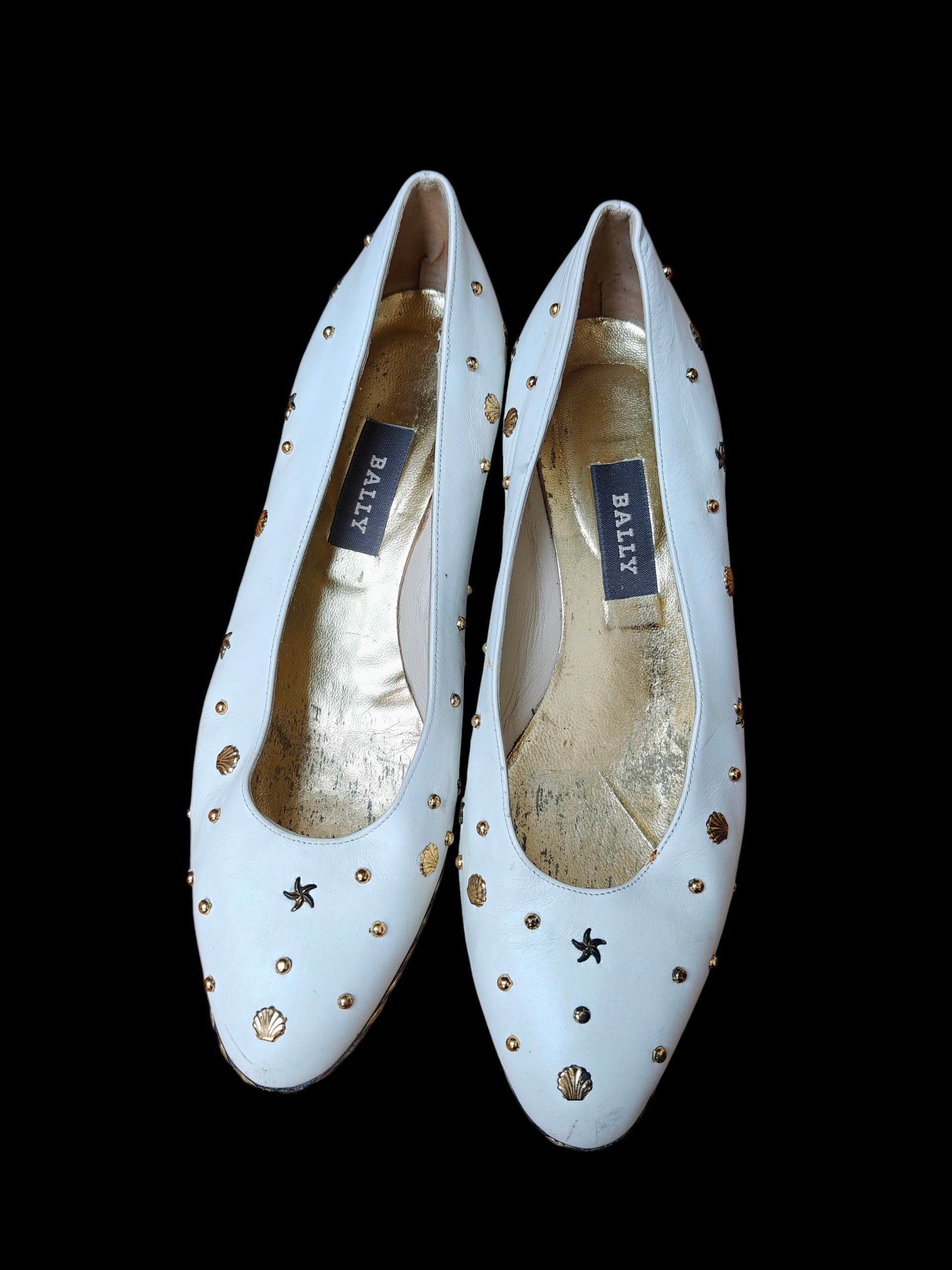 Bally embellished vintage wedges