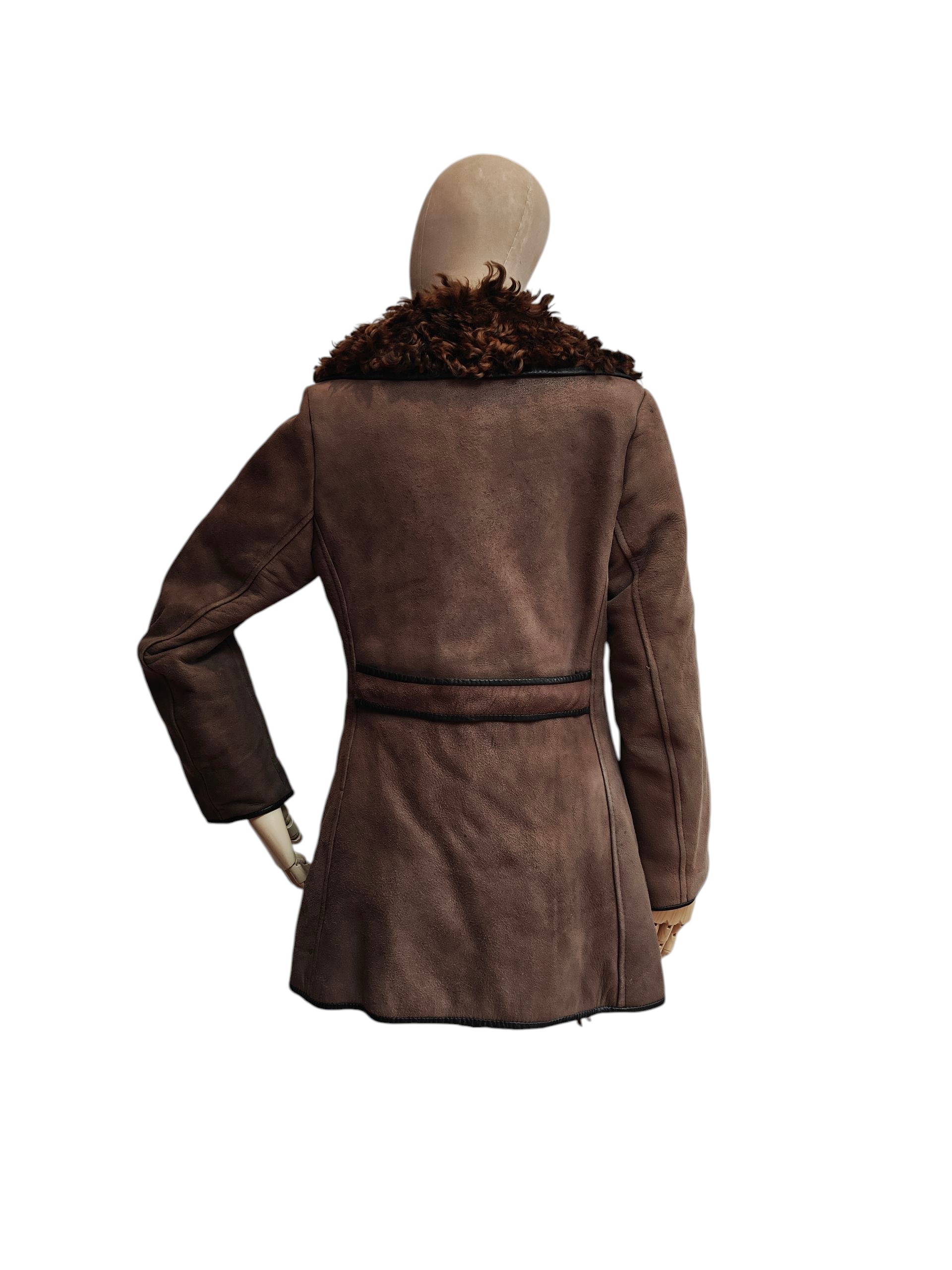 Beautiful 1970's lambskin coat