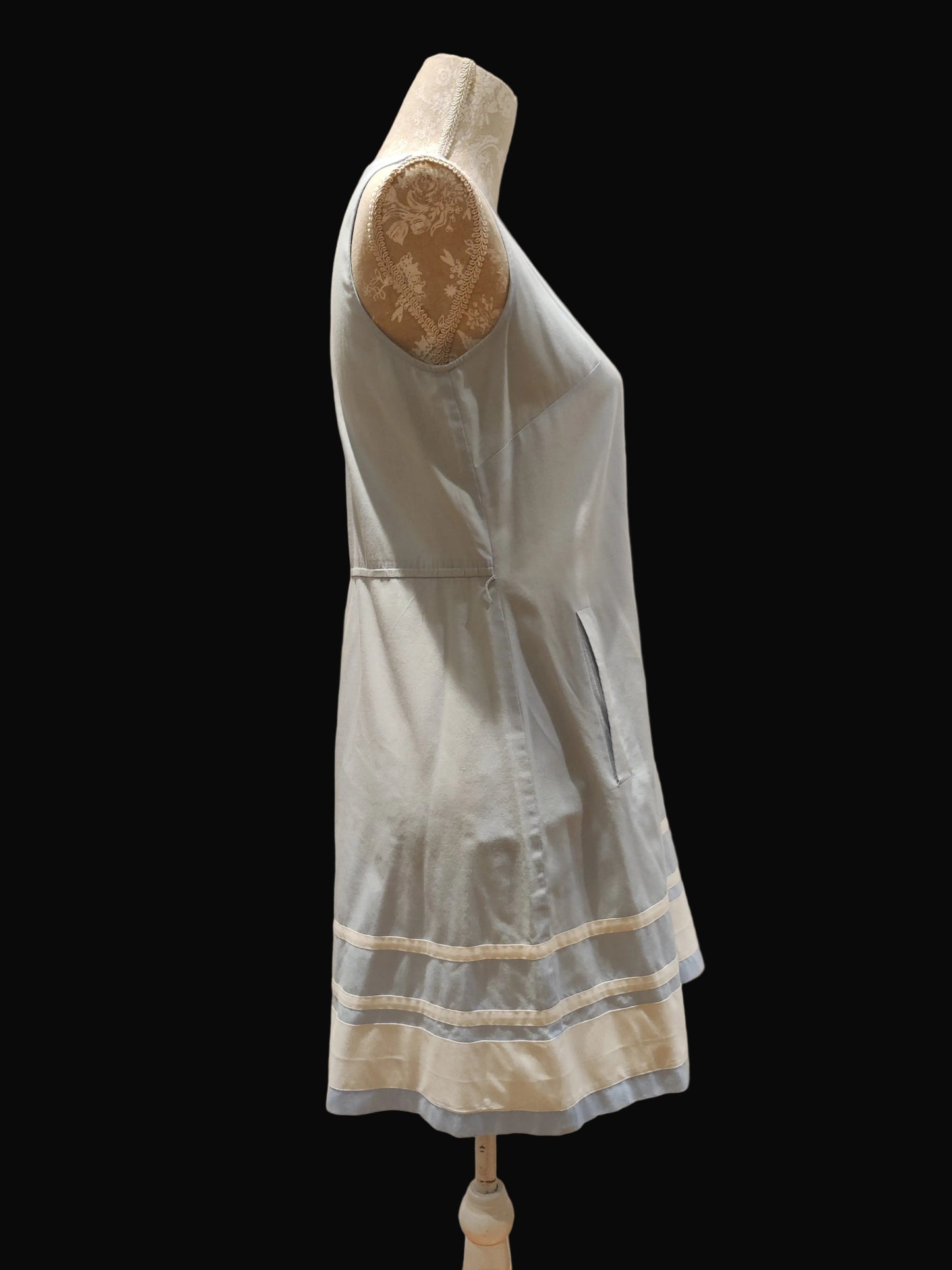 Beautiful blue and white 80s playsuit.