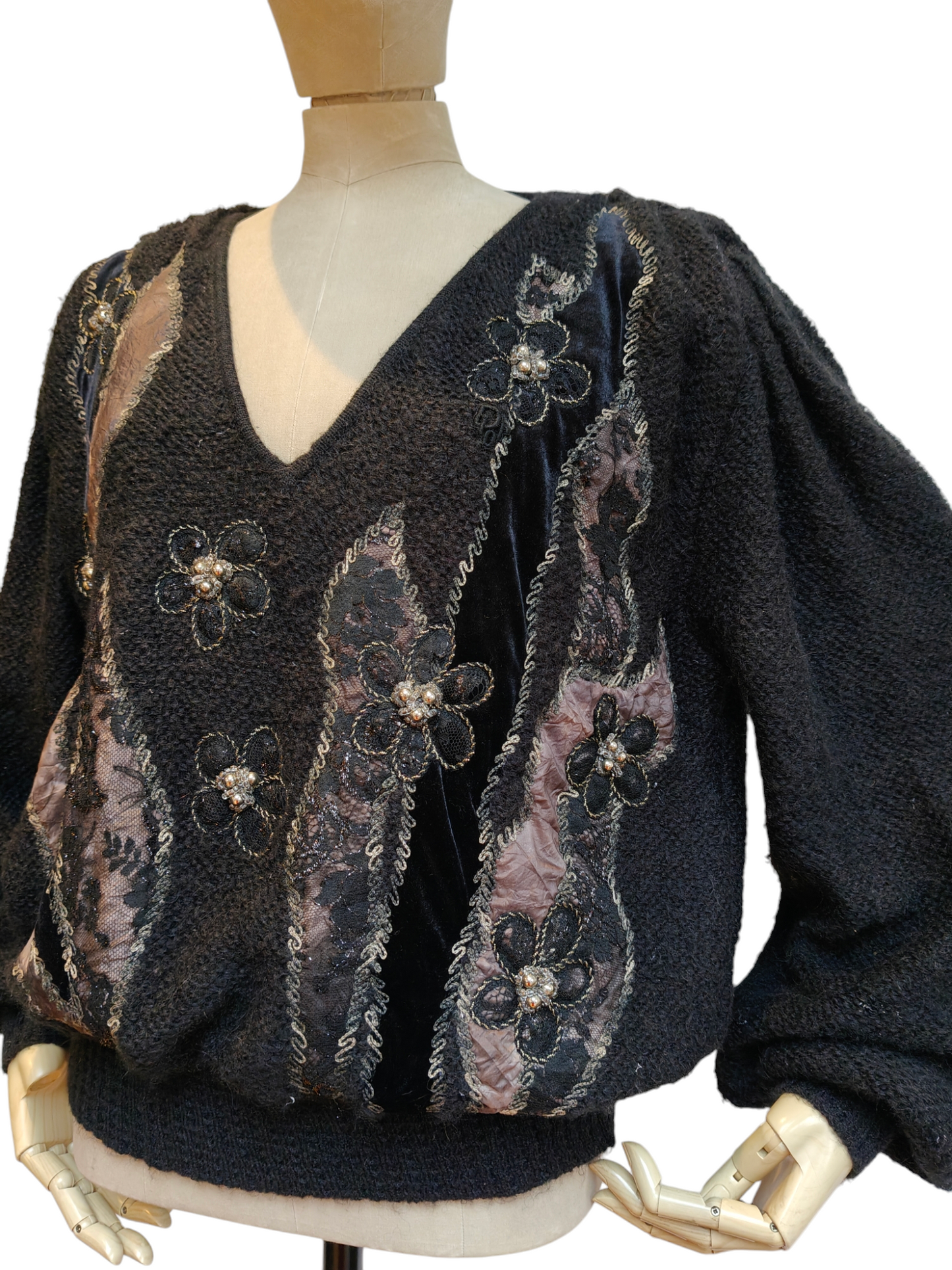 Black Christian Dior Vintage jumper in black
