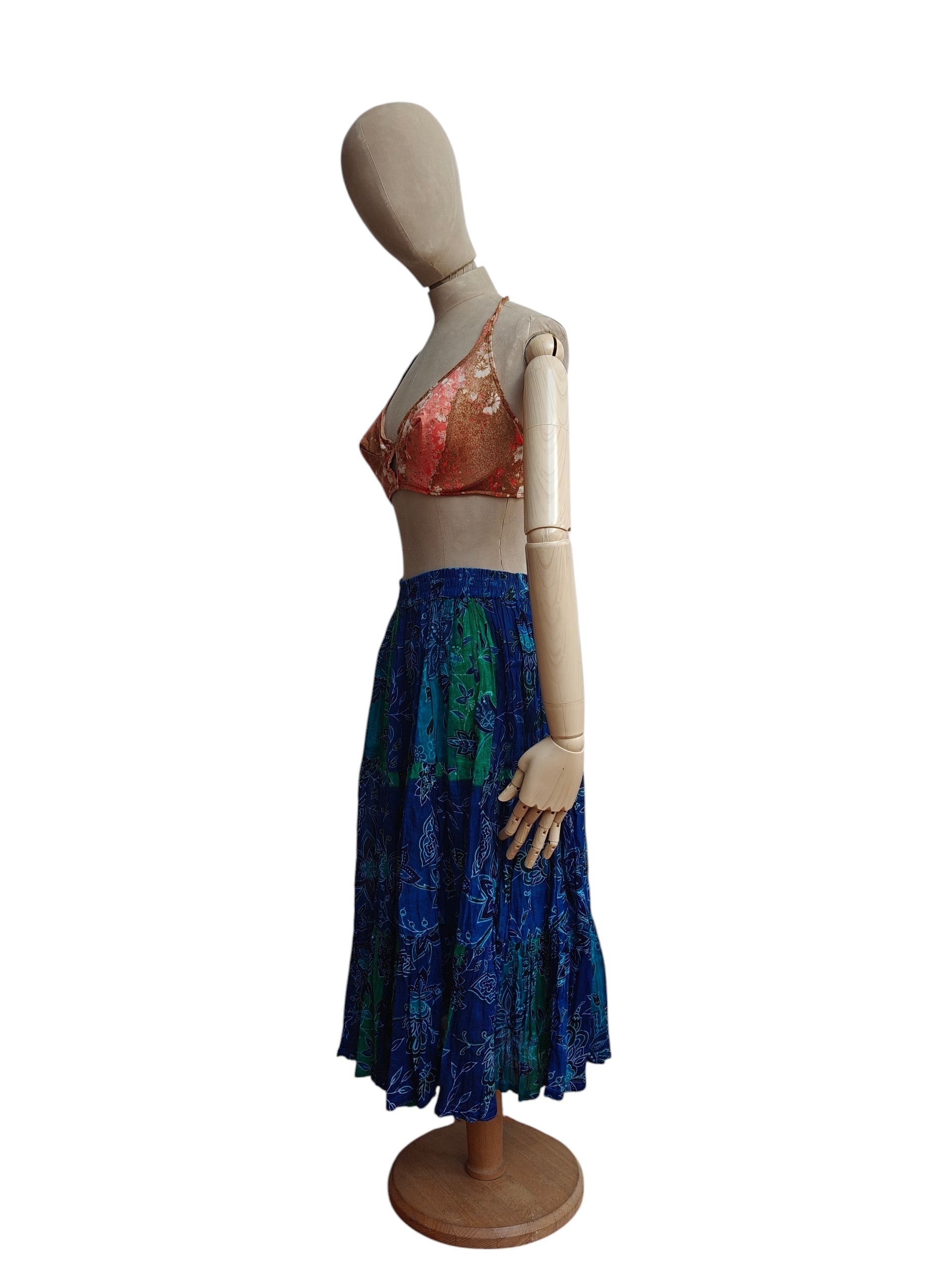 Boho midi summer skirt by Phool