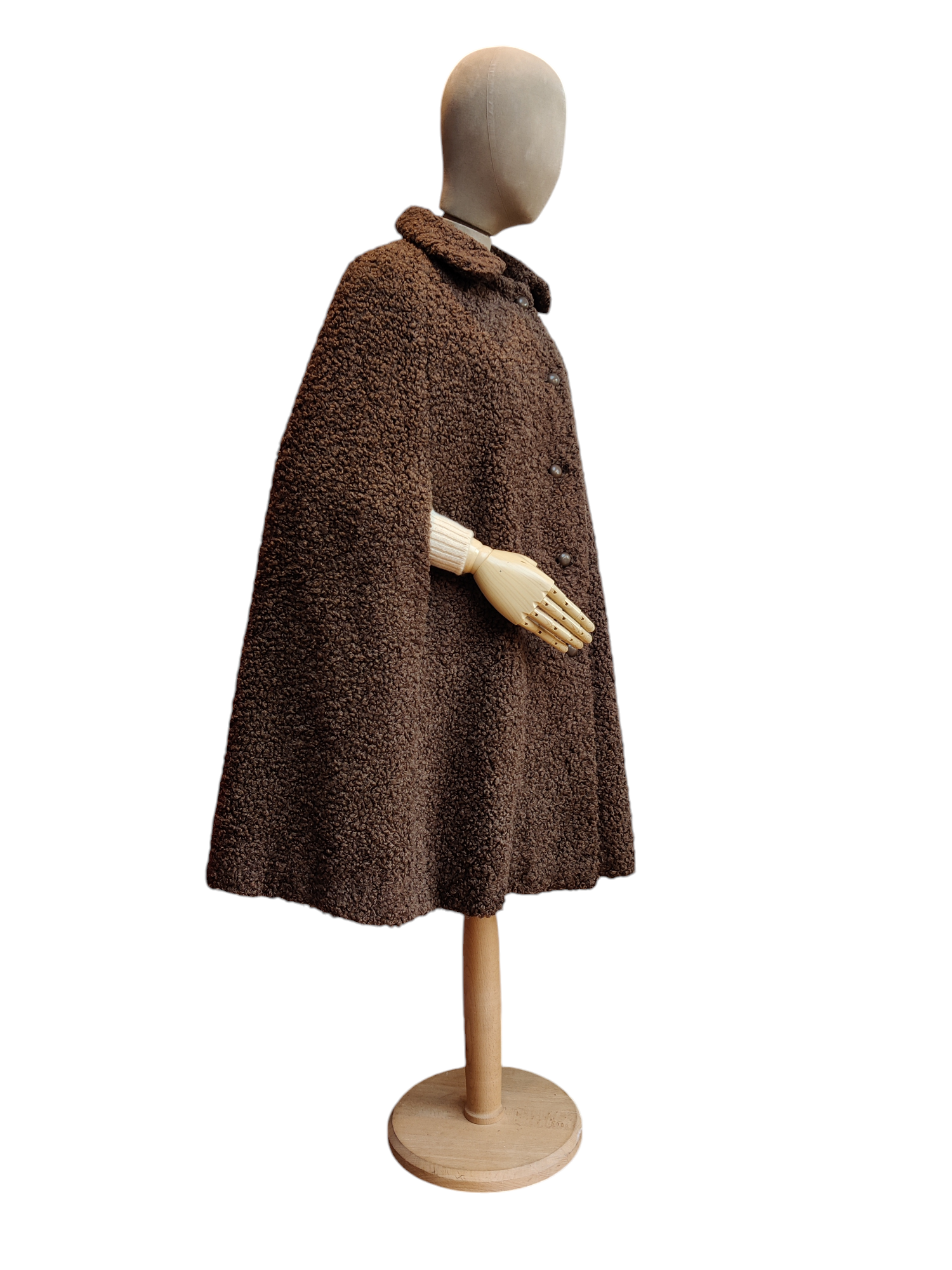 Brown vintage cape one size