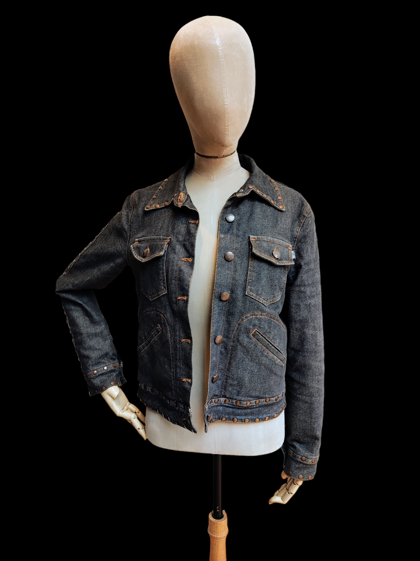 Dark blue denim jacket