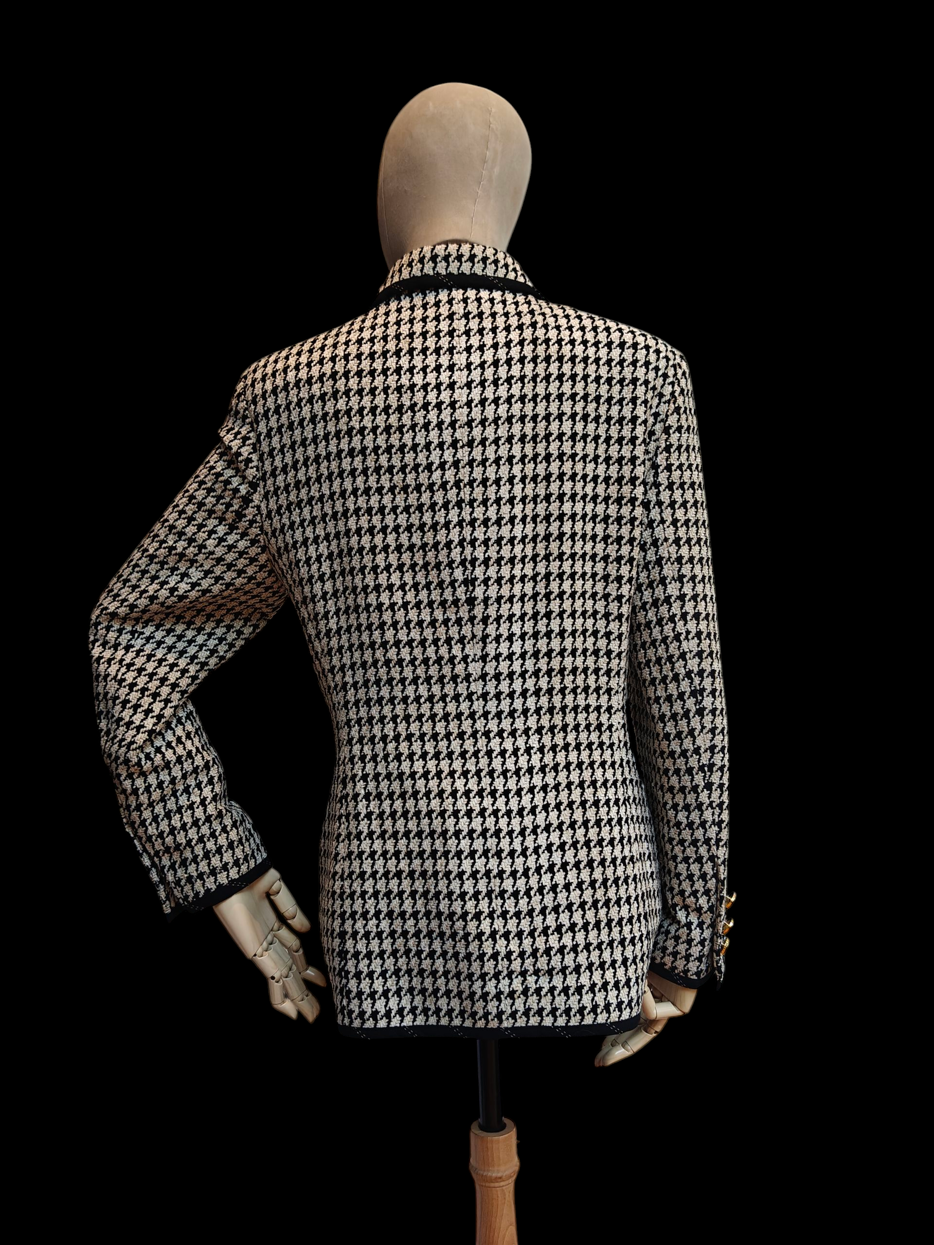 Dogtooth vintage Escada jacket